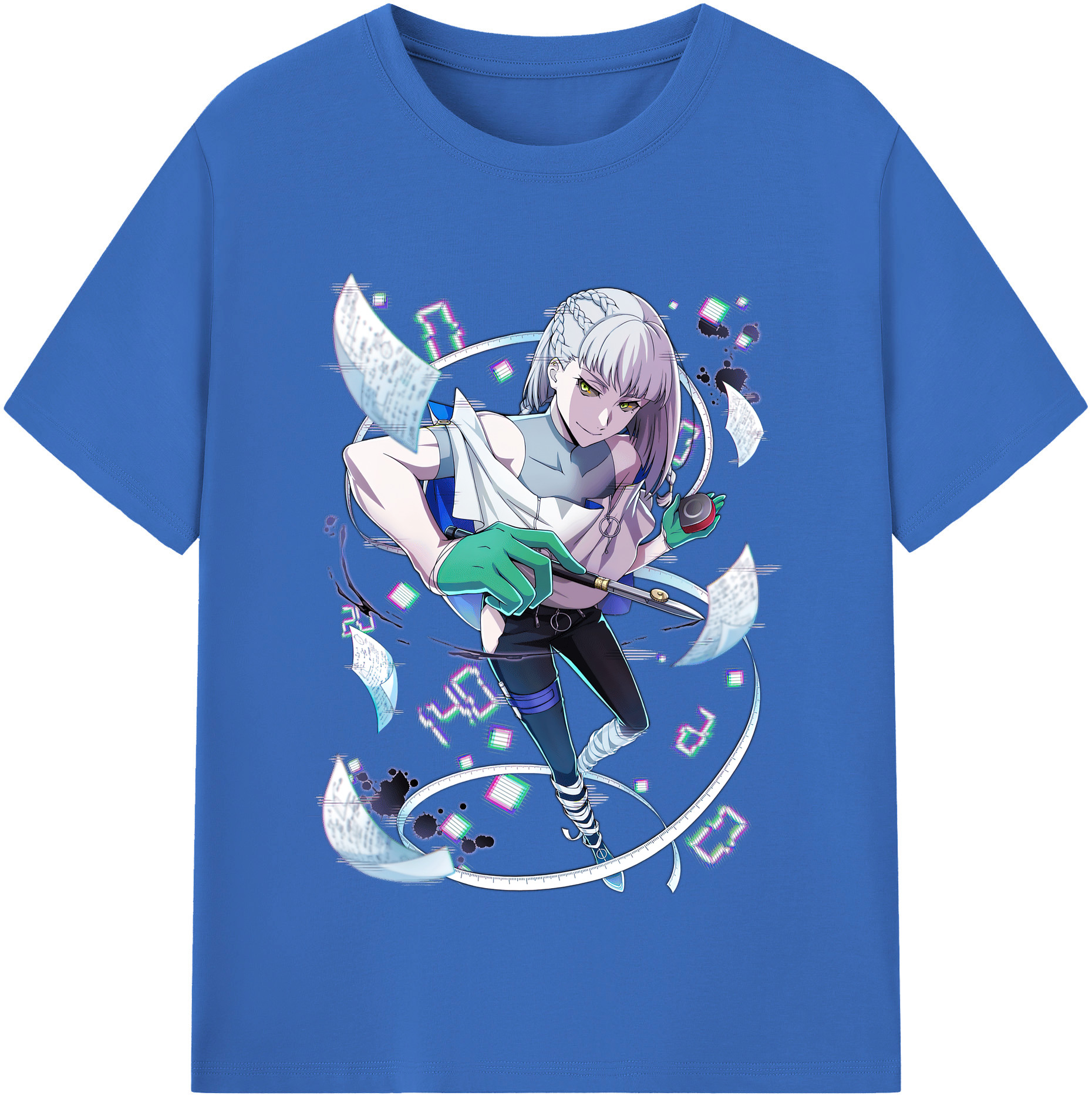 （画像用） 文豪ストレイドッグス Bungo Stray Dogs 綿100％半袖Tシャツ（フロントプリント）