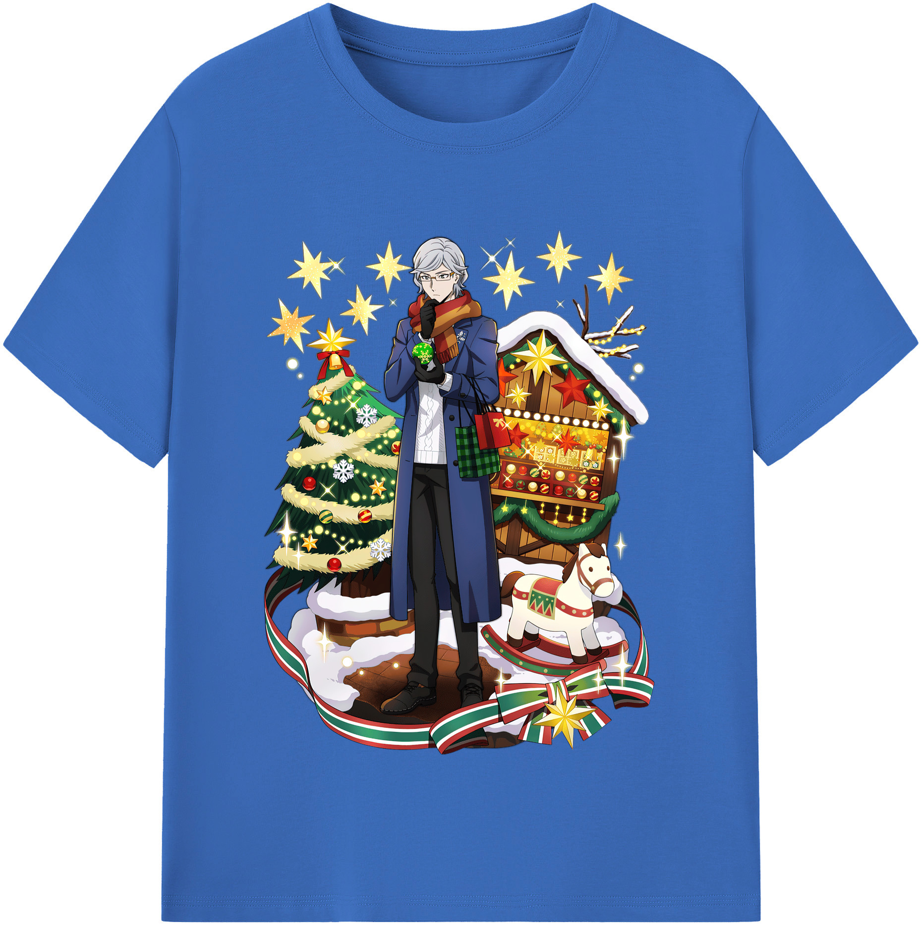 （画像用） 文豪ストレイドッグス Bungo Stray Dogs 綿100％半袖Tシャツ（フロントプリント）