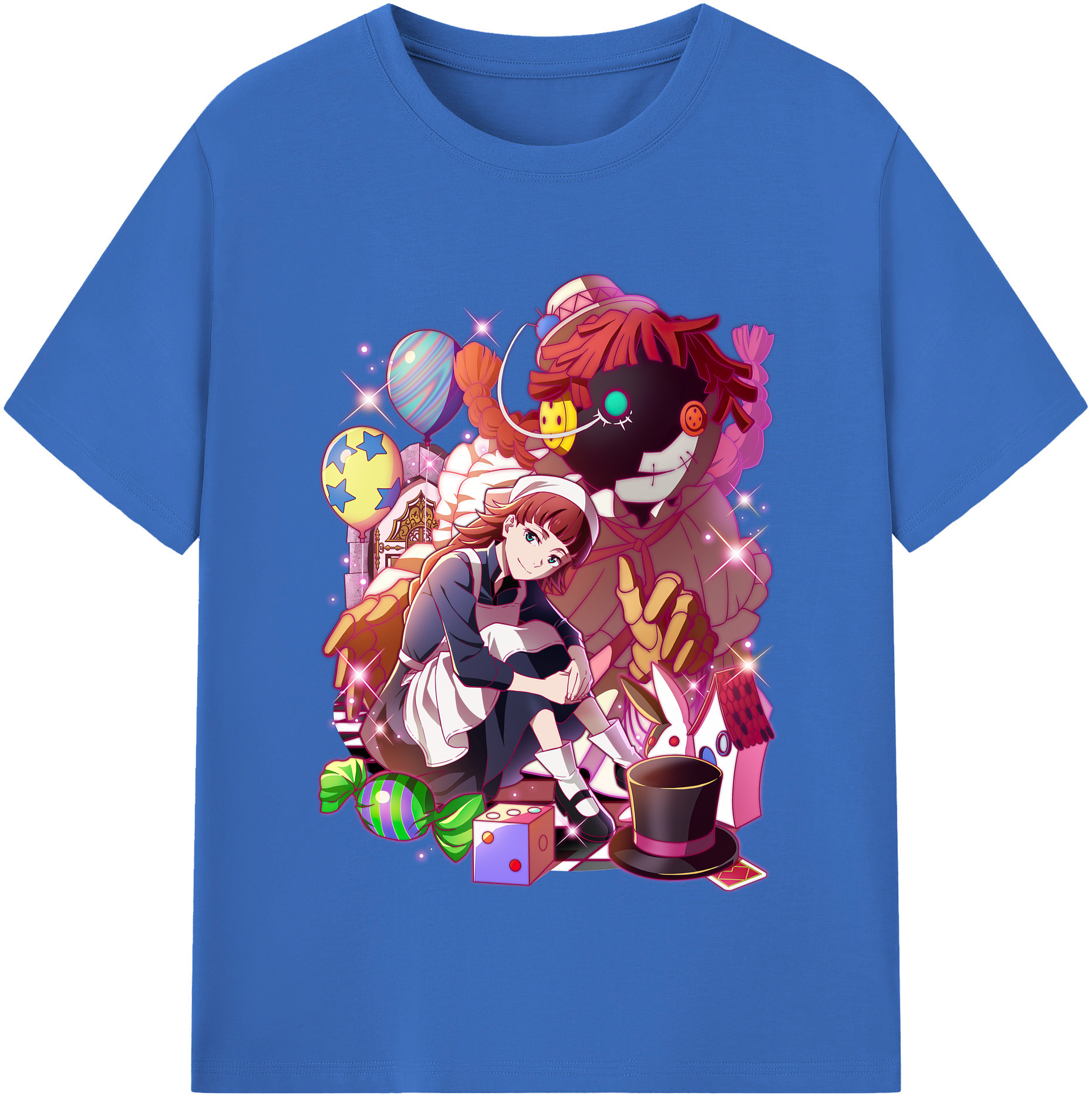 （画像用） 文豪ストレイドッグス Bungo Stray Dogs 綿100％半袖Tシャツ（フロントプリント）