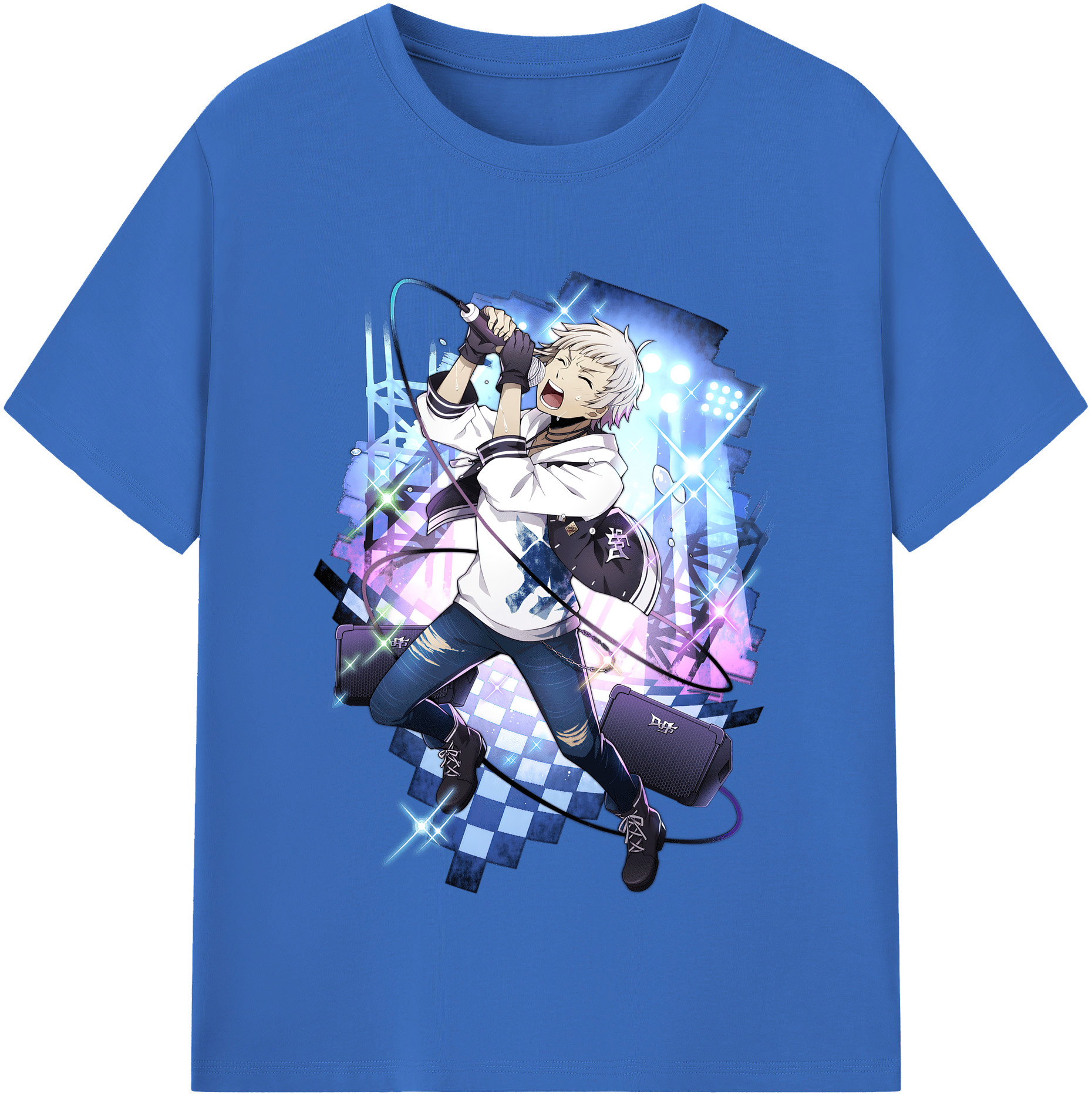 （画像用） 文豪ストレイドッグス Bungo Stray Dogs 綿100％半袖Tシャツ（フロントプリント）