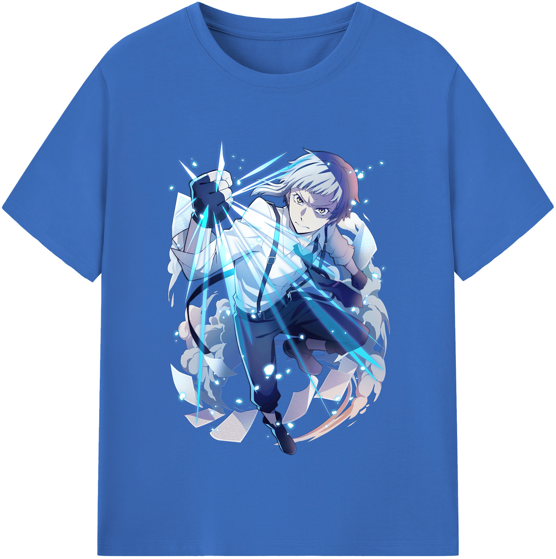 （画像用） 文豪ストレイドッグス Bungo Stray Dogs 綿100％半袖Tシャツ（フロントプリント）