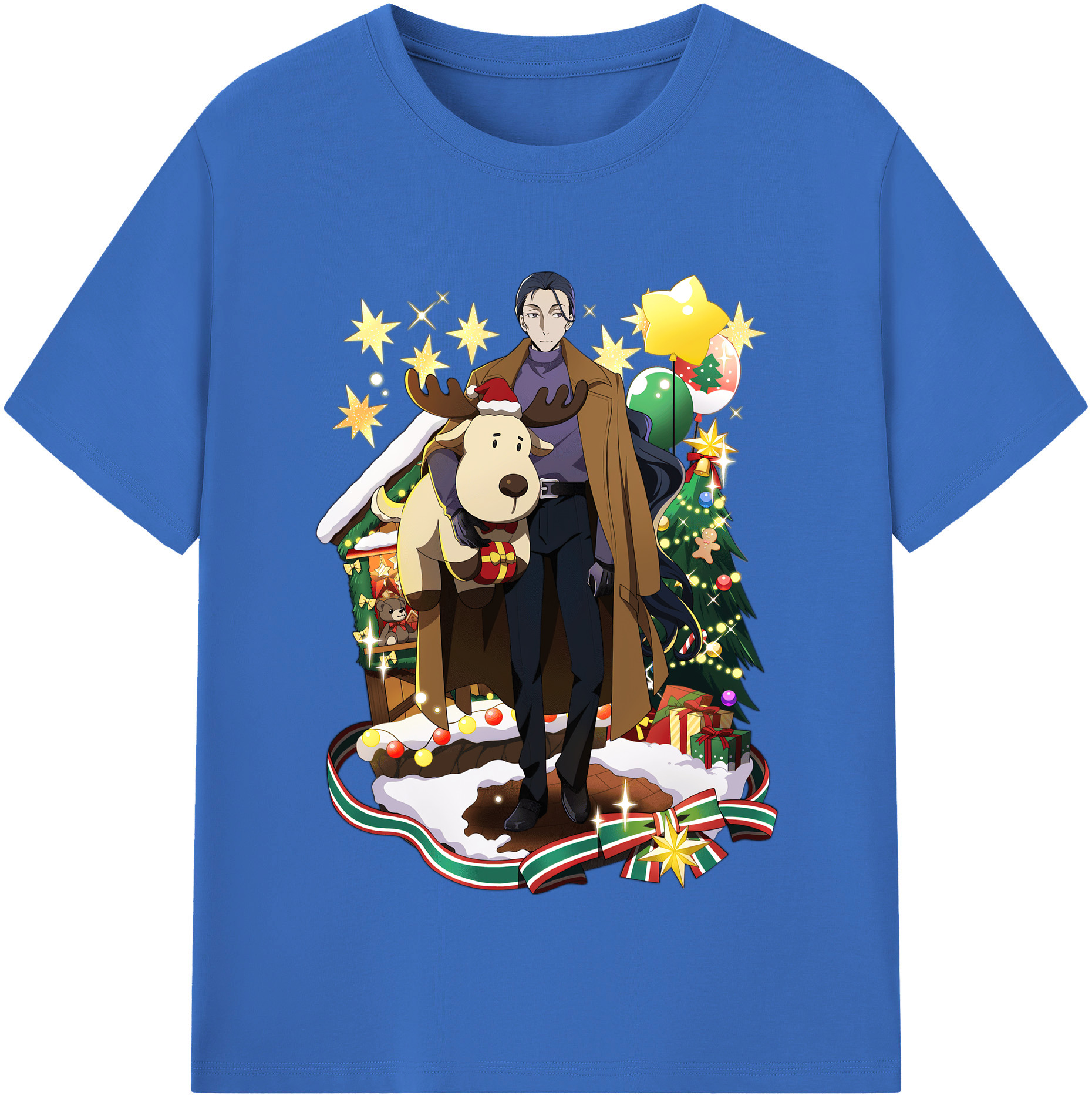 （画像用） 文豪ストレイドッグス Bungo Stray Dogs 綿100％半袖Tシャツ（フロントプリント）
