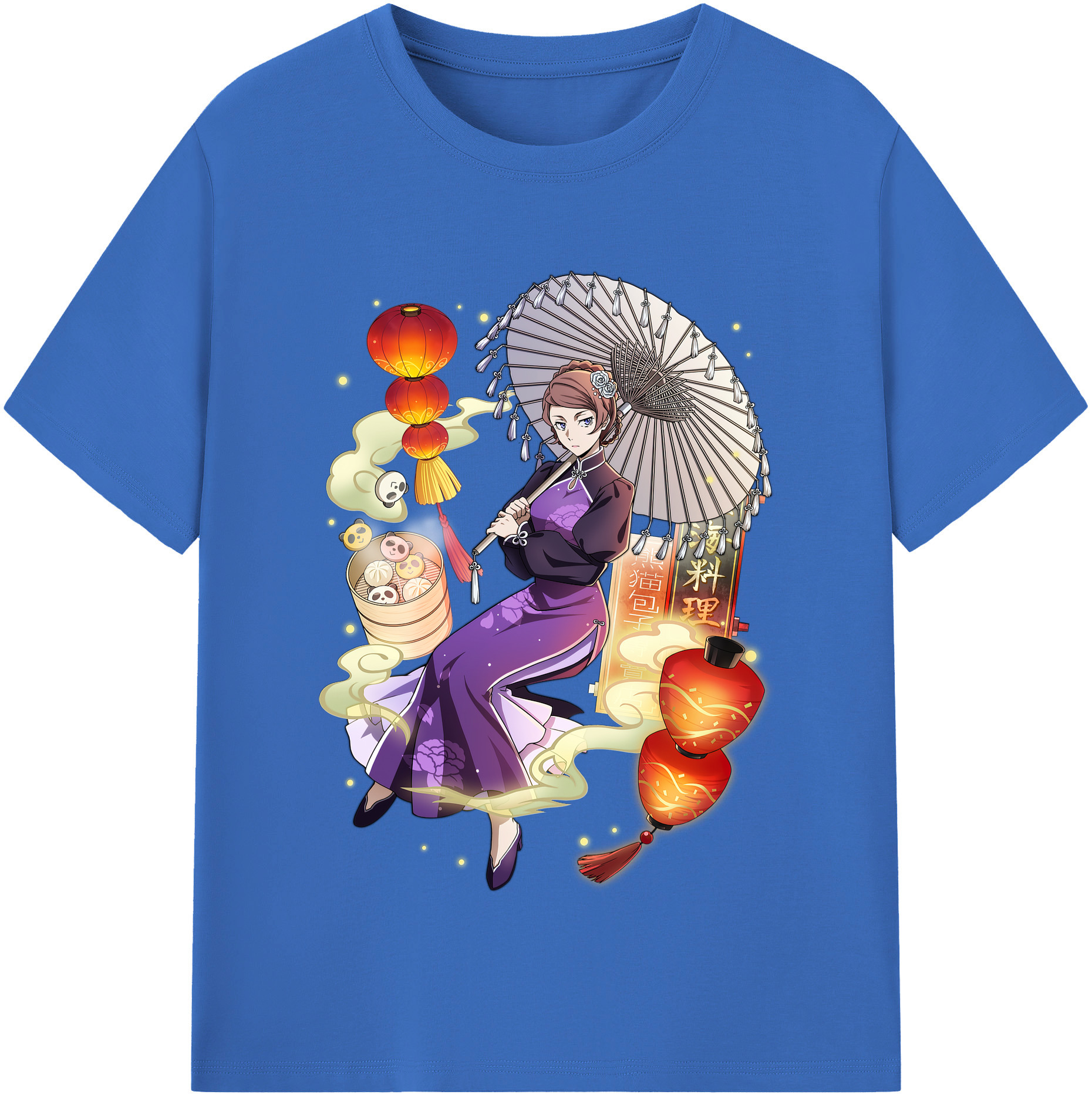 （画像用） 文豪ストレイドッグス Bungo Stray Dogs 綿100％半袖Tシャツ（フロントプリント）