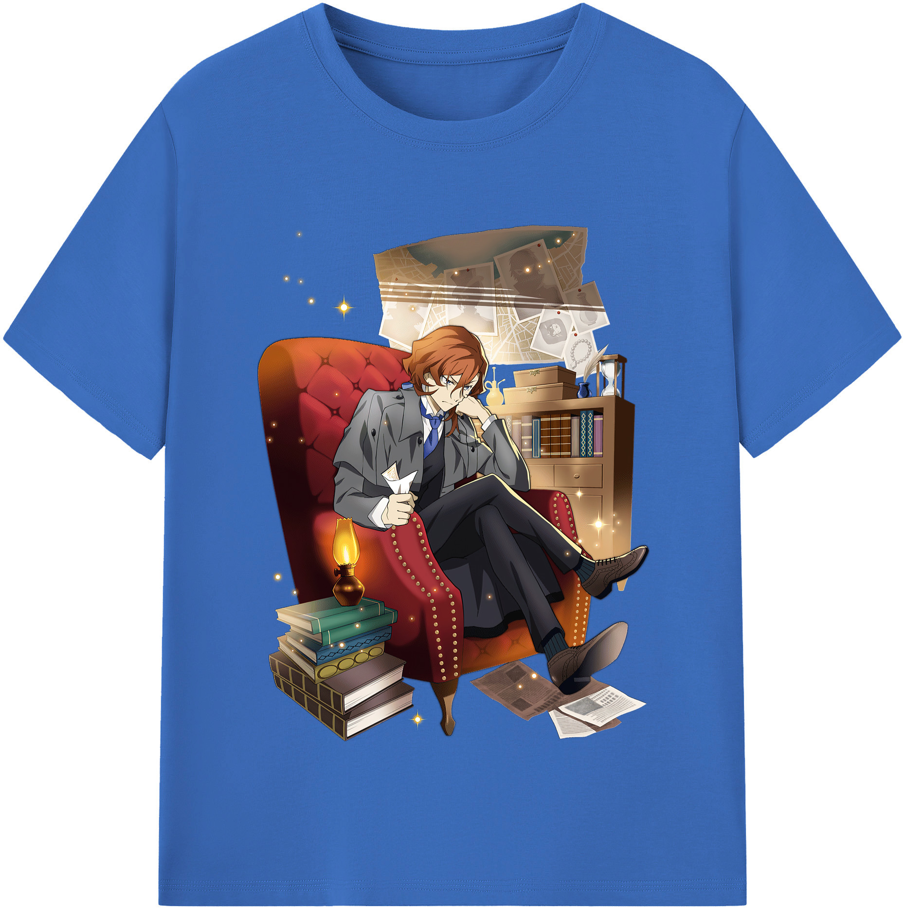 （画像用） 文豪ストレイドッグス Bungo Stray Dogs 綿100％半袖Tシャツ（フロントプリント）