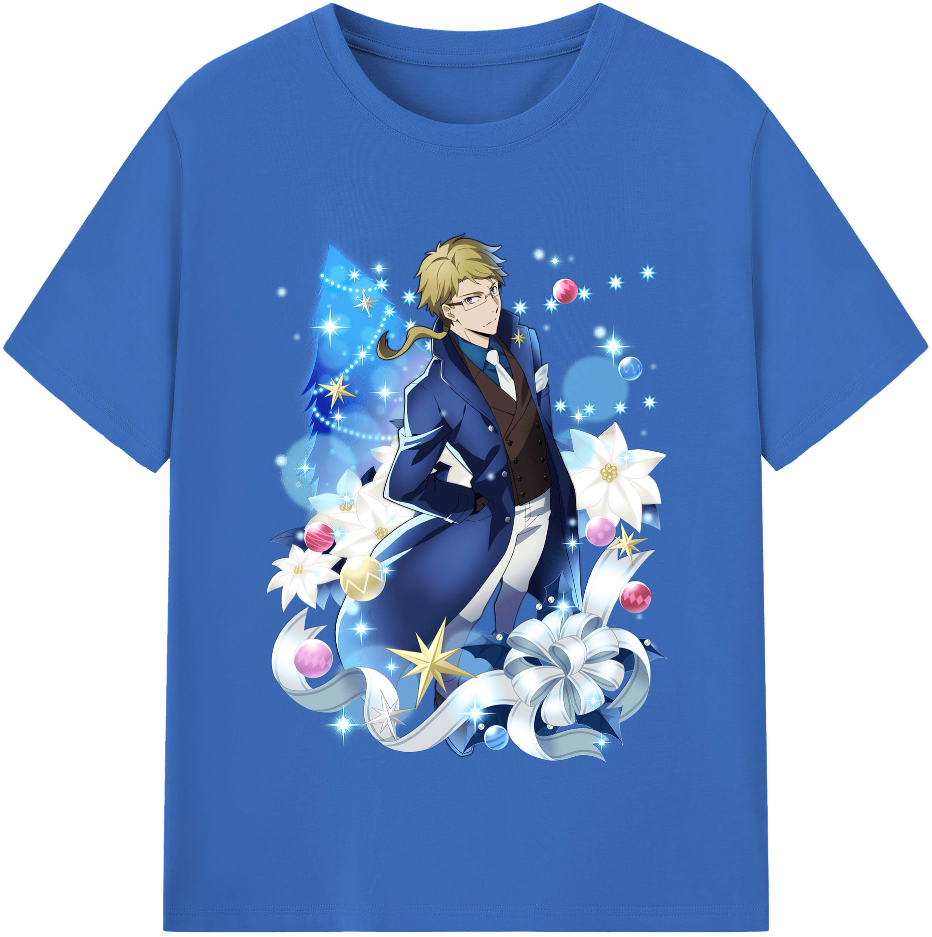 （画像用） 文豪ストレイドッグス Bungo Stray Dogs 綿100％半袖Tシャツ（フロントプリント）