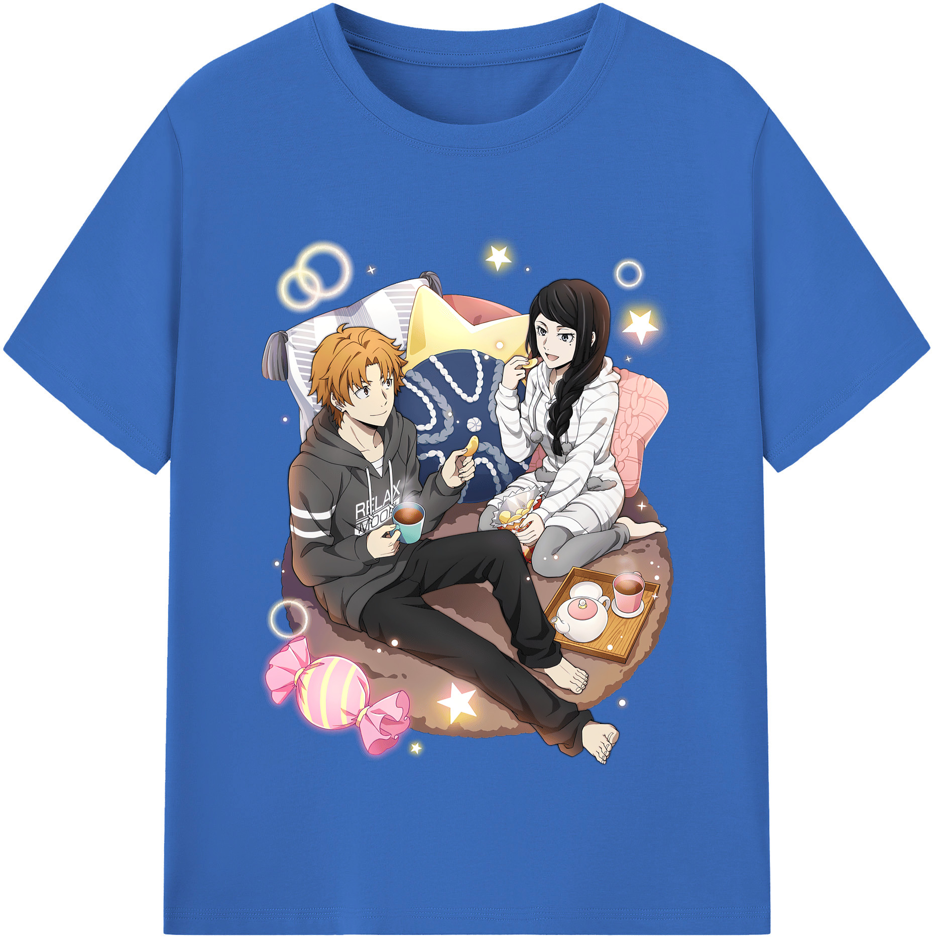 （画像用） 文豪ストレイドッグス Bungo Stray Dogs 綿100％半袖Tシャツ（フロントプリント）