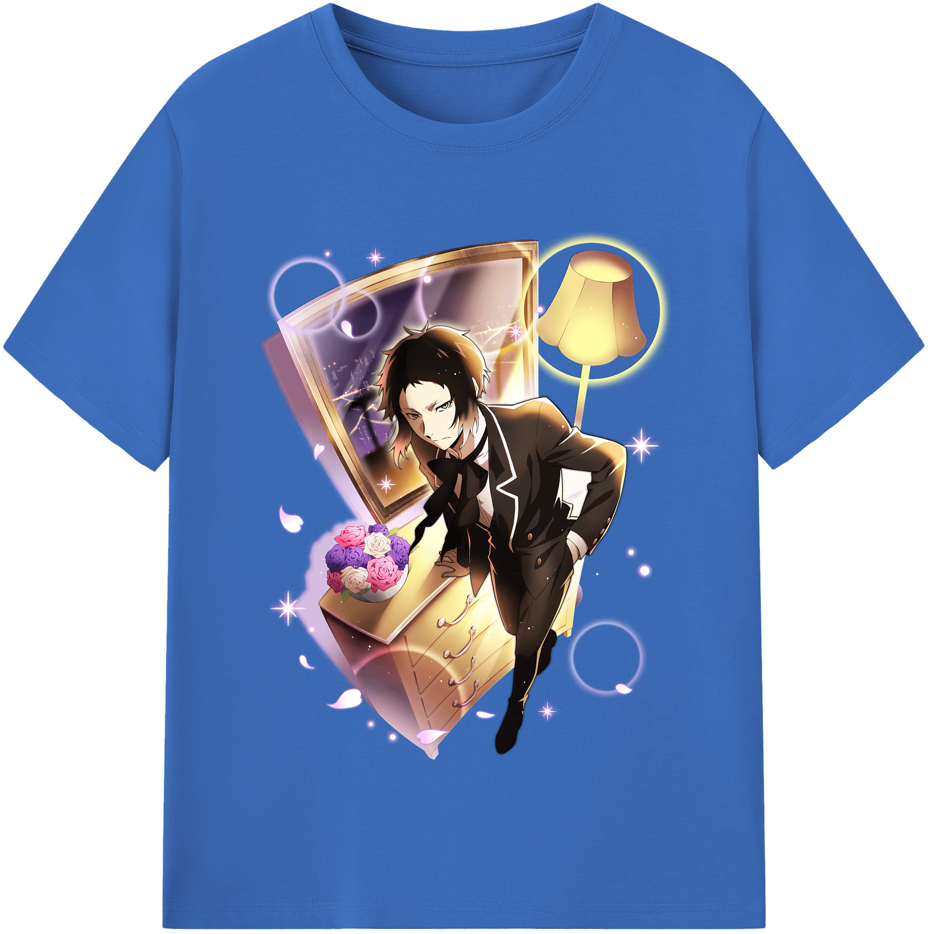（画像用） 文豪ストレイドッグス Bungo Stray Dogs 綿100％半袖Tシャツ（フロントプリント）