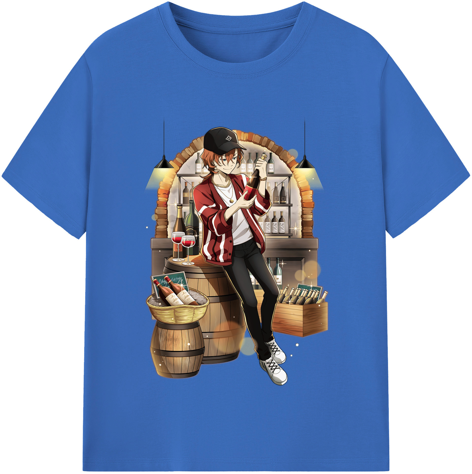 （画像用） 文豪ストレイドッグス Bungo Stray Dogs 綿100％半袖Tシャツ（フロントプリント）