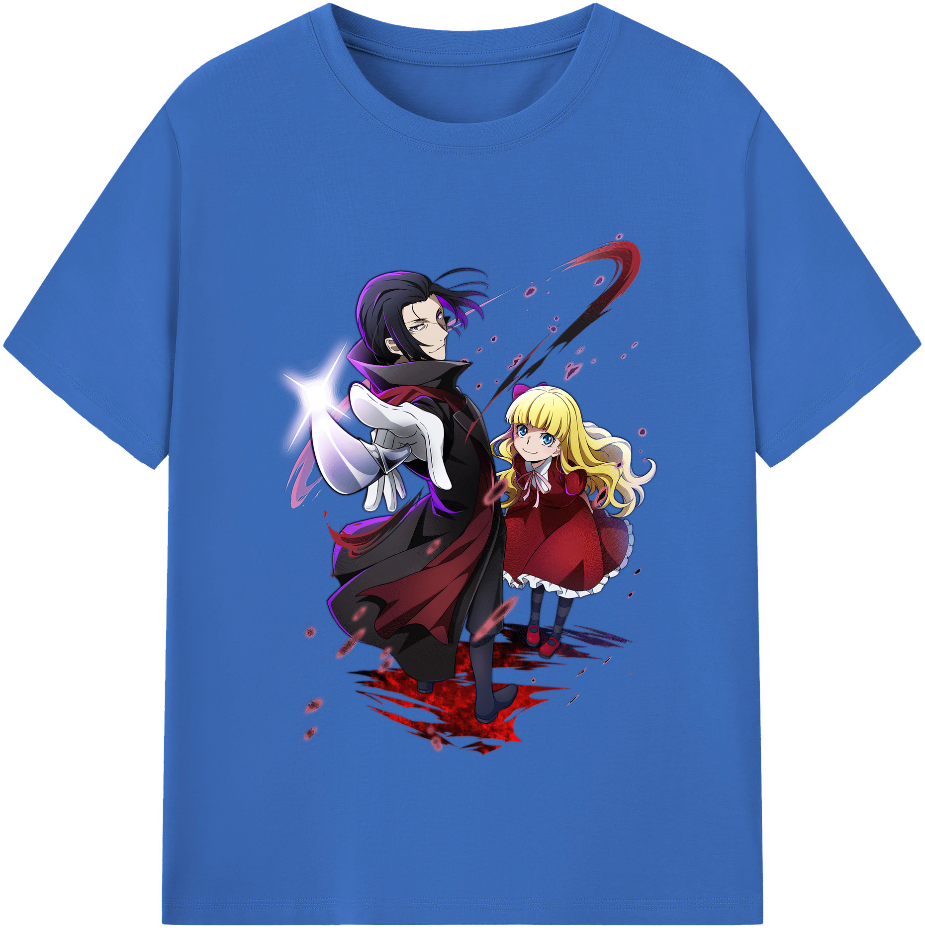 （画像用） 文豪ストレイドッグス Bungo Stray Dogs 綿100％半袖Tシャツ（フロントプリント）