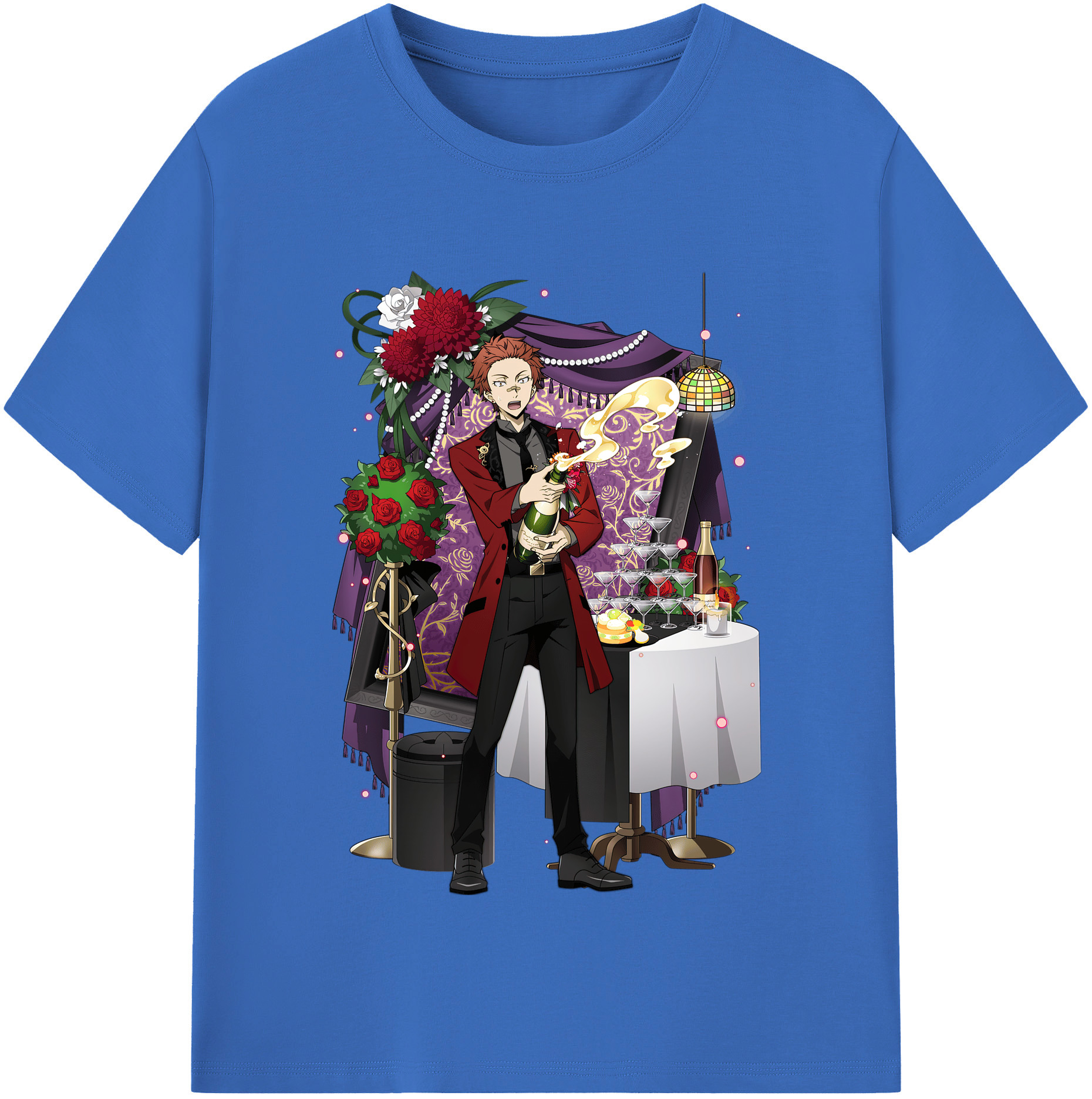 （画像用） 文豪ストレイドッグス Bungo Stray Dogs 綿100％半袖Tシャツ（フロントプリント）