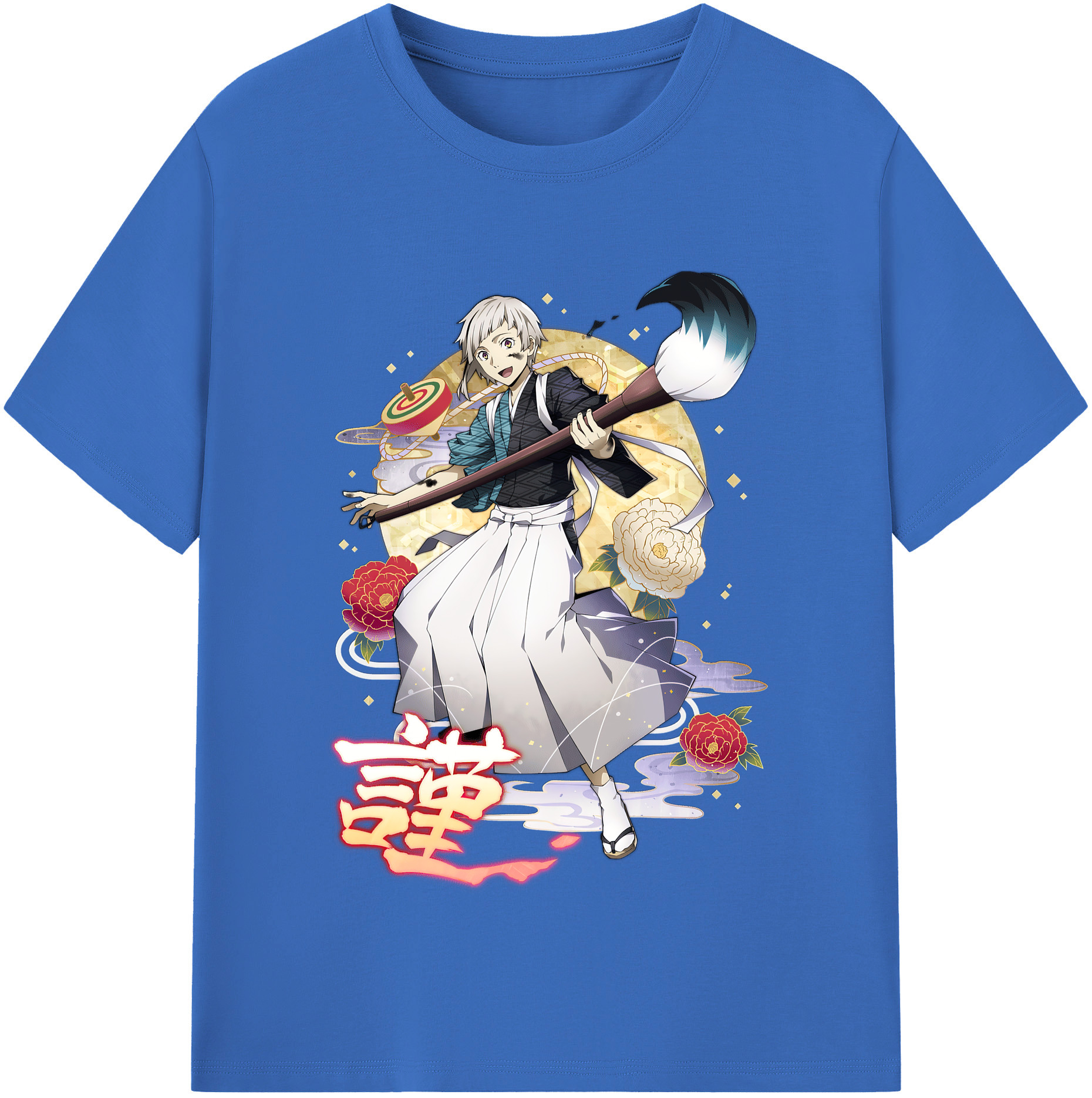 （画像用） 文豪ストレイドッグス Bungo Stray Dogs 綿100％半袖Tシャツ（フロントプリント）
