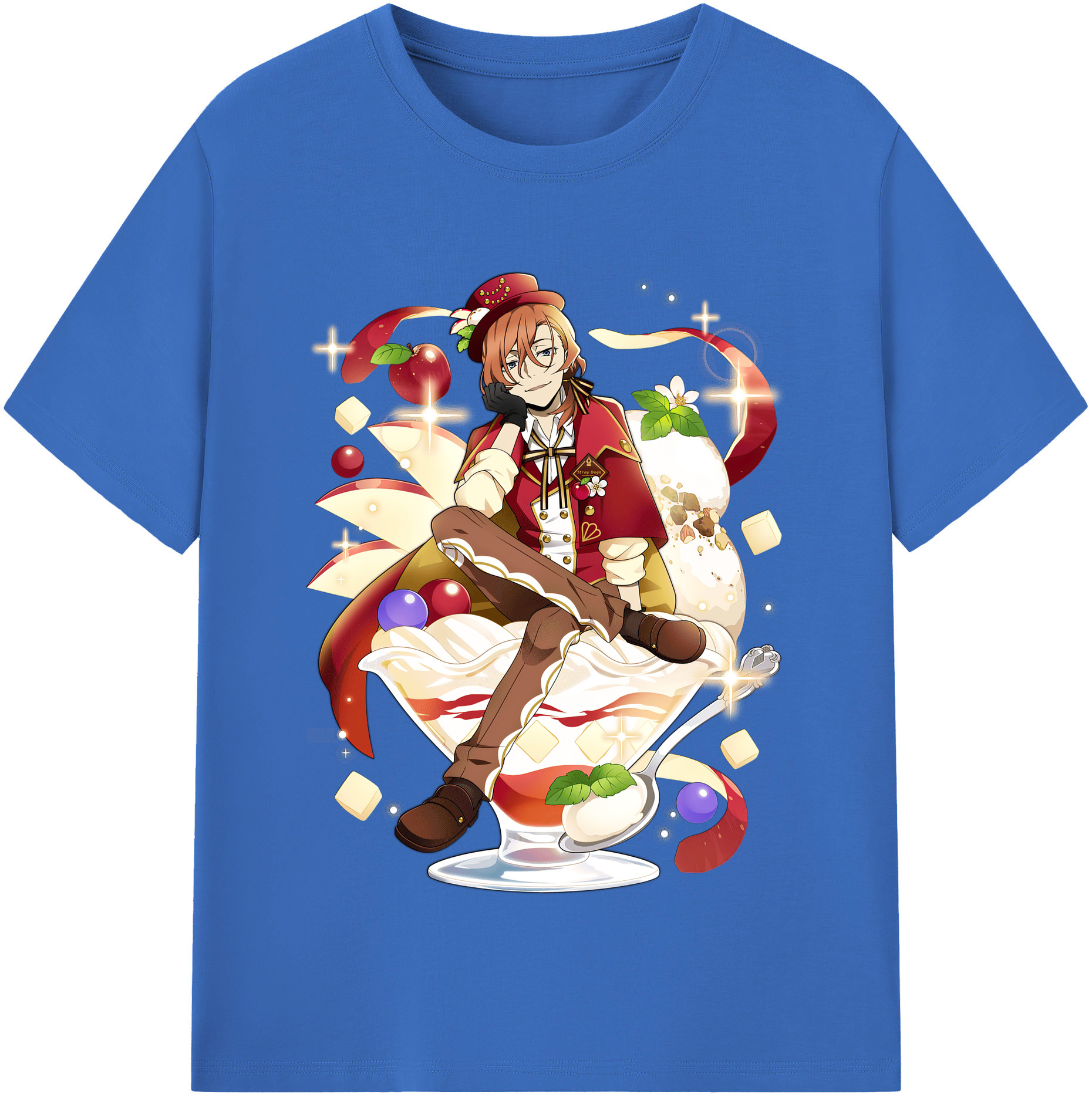 （画像用） 文豪ストレイドッグス Bungo Stray Dogs 綿100％半袖Tシャツ（フロントプリント）