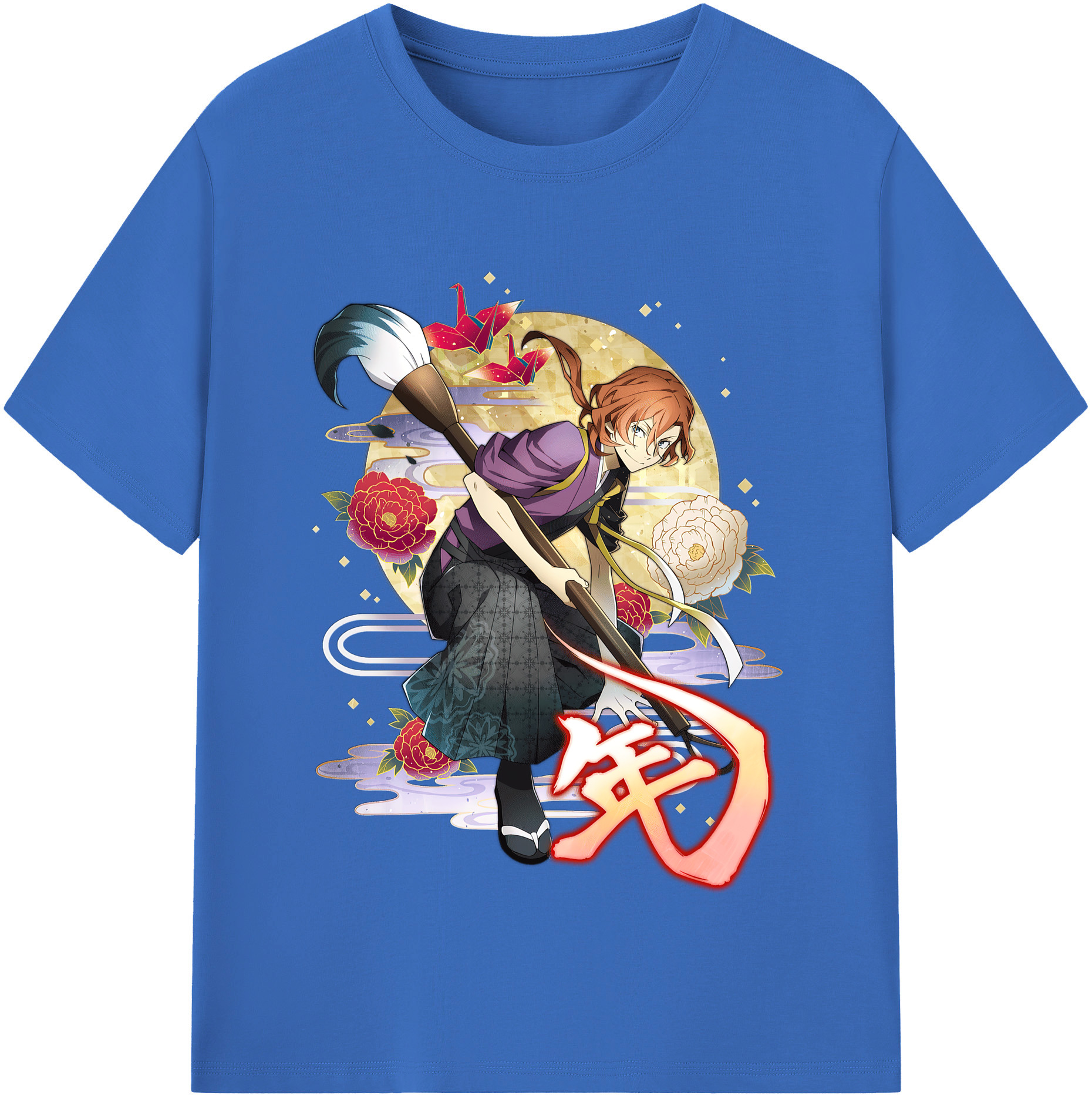 （画像用） 文豪ストレイドッグス Bungo Stray Dogs 綿100％半袖Tシャツ（フロントプリント）