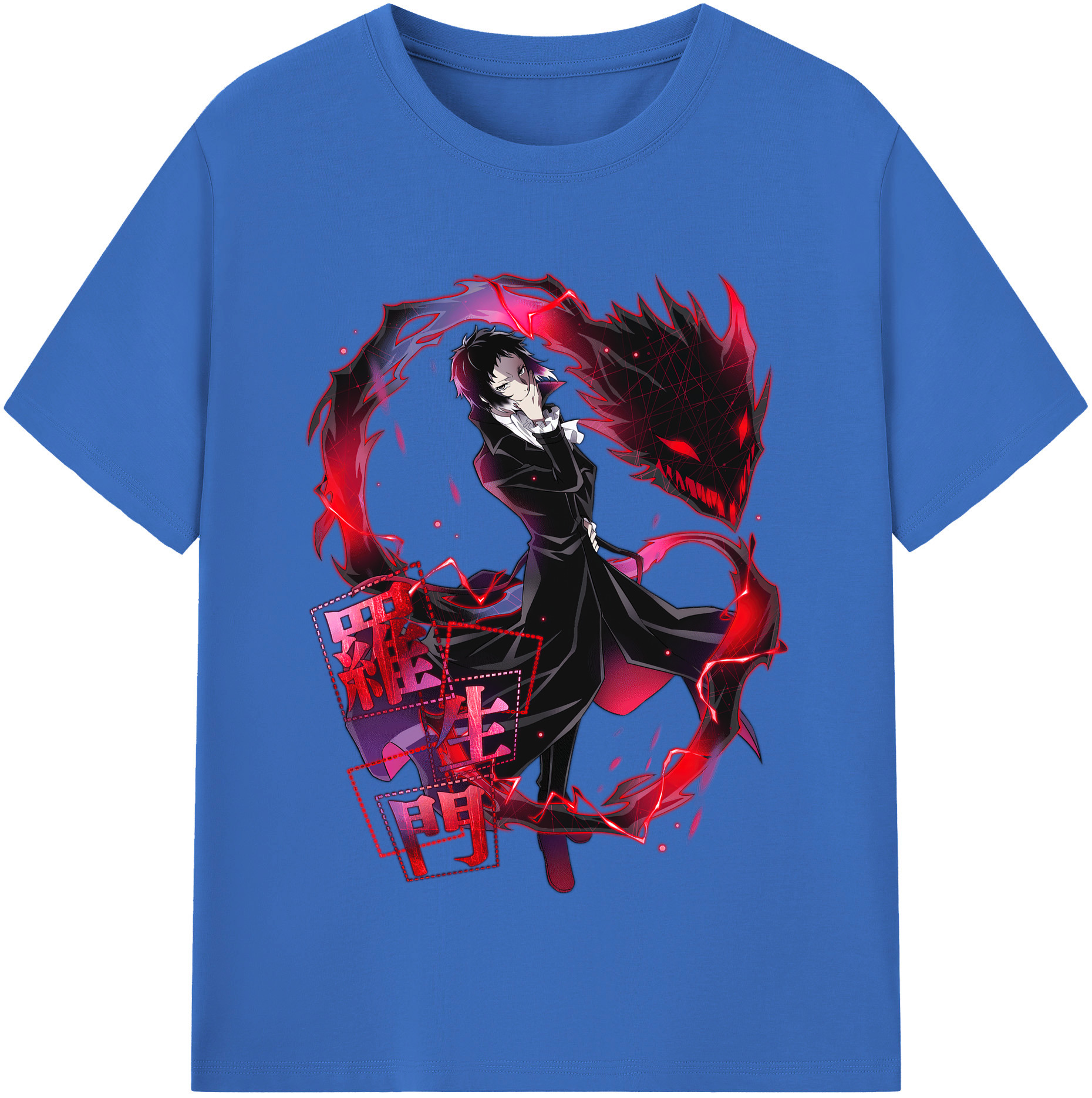 （画像用） 文豪ストレイドッグス Bungo Stray Dogs 綿100％半袖Tシャツ（フロントプリント）