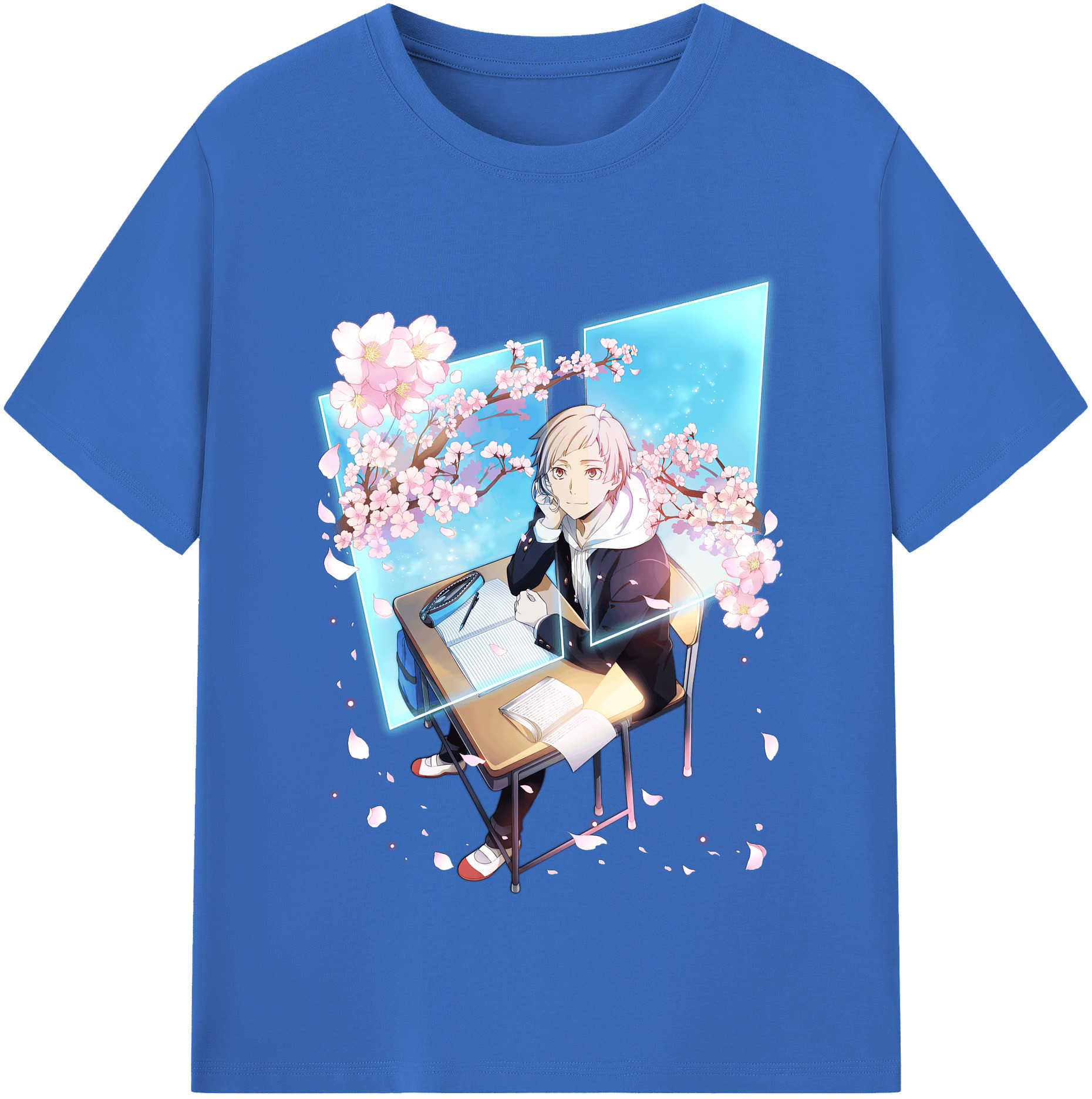 （画像用） 文豪ストレイドッグス Bungo Stray Dogs 綿100％半袖Tシャツ（フロントプリント）