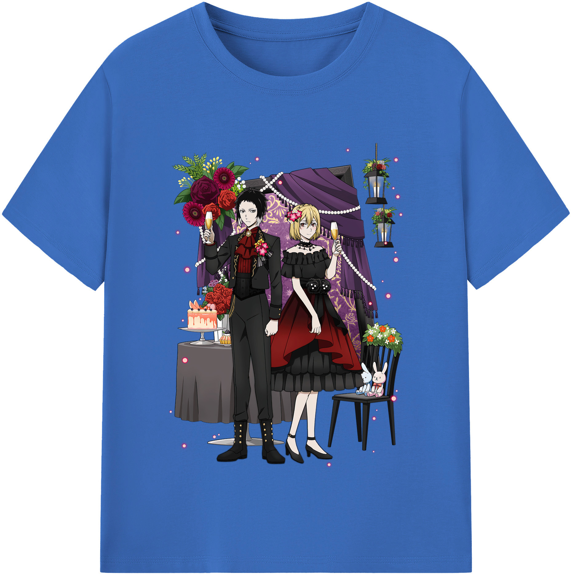 （画像用） 文豪ストレイドッグス Bungo Stray Dogs 綿100％半袖Tシャツ（フロントプリント）