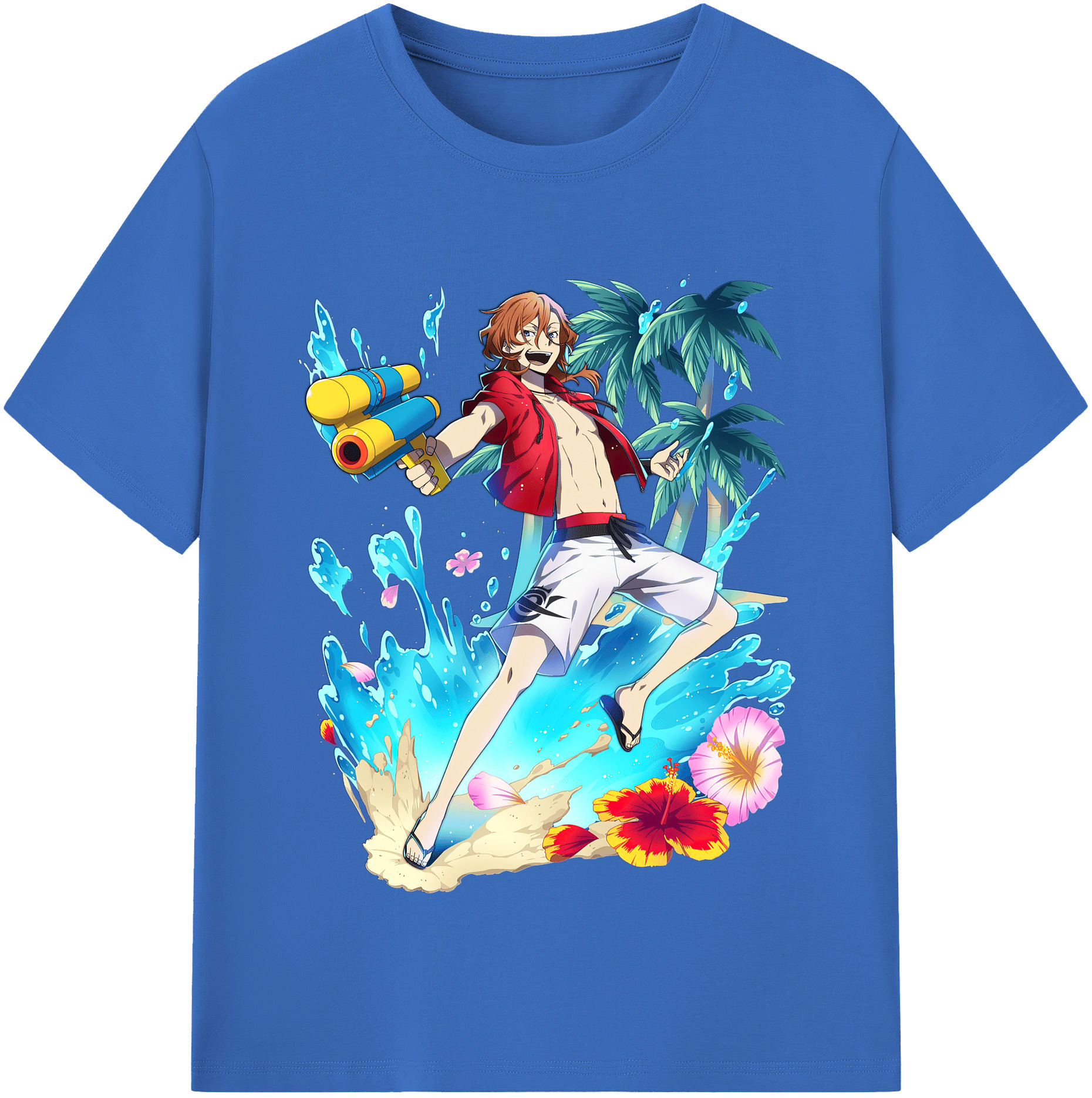 （画像用） 文豪ストレイドッグス Bungo Stray Dogs 綿100％半袖Tシャツ（フロントプリント）