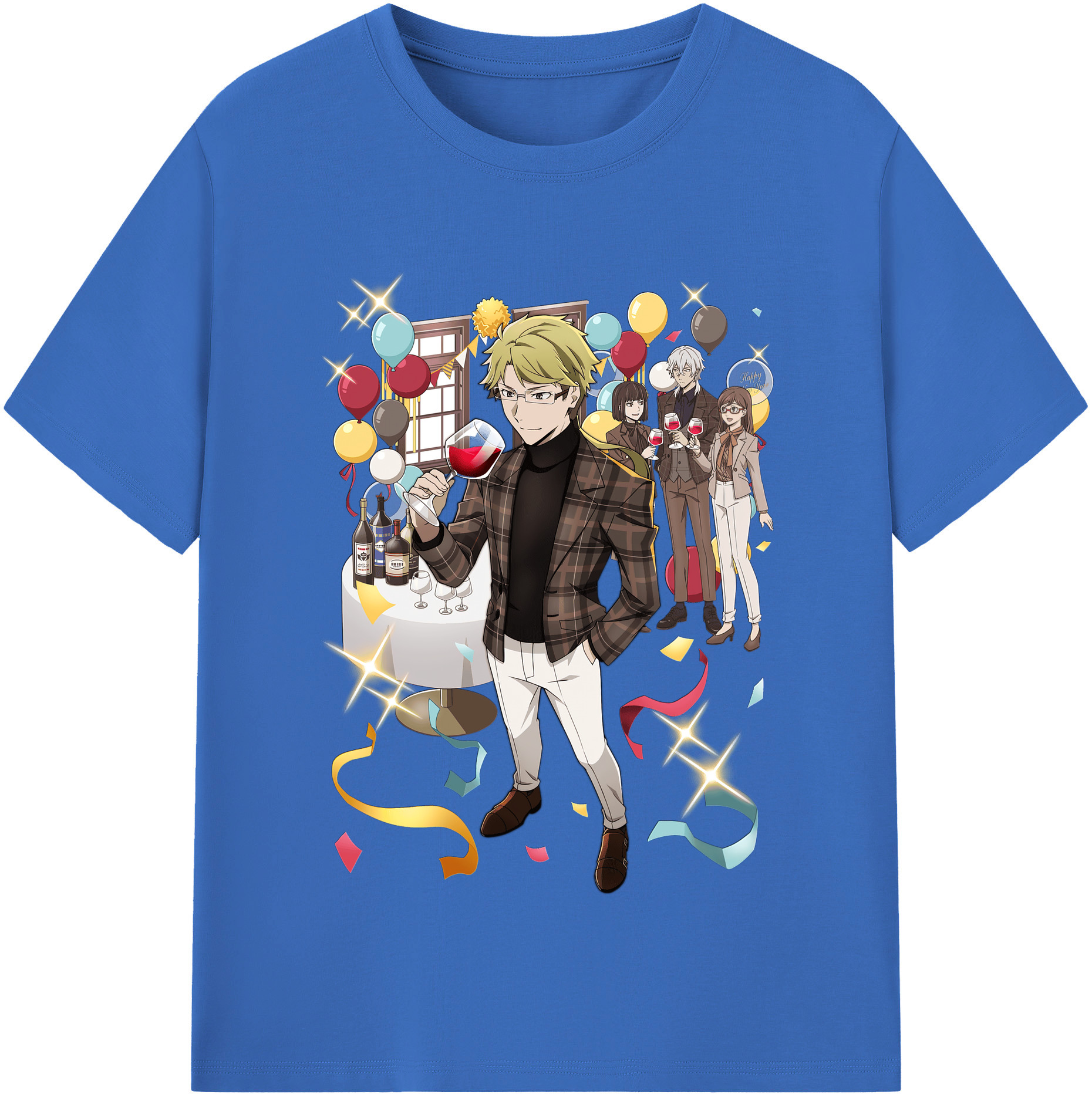 （画像用） 文豪ストレイドッグス Bungo Stray Dogs 綿100％半袖Tシャツ（フロントプリント）