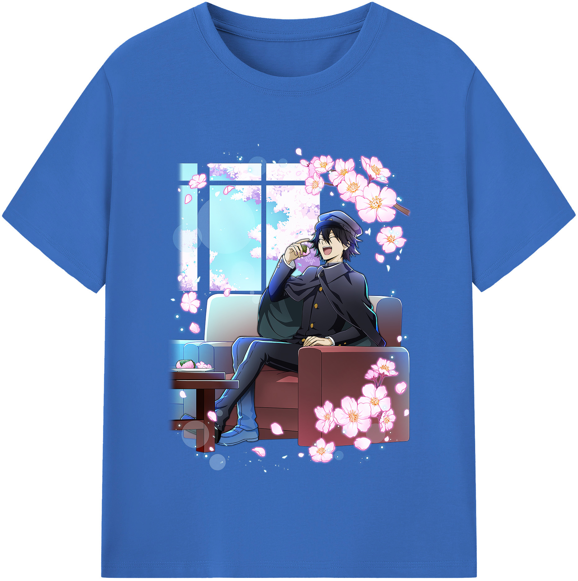 （画像用） 文豪ストレイドッグス Bungo Stray Dogs 綿100％半袖Tシャツ（フロントプリント）