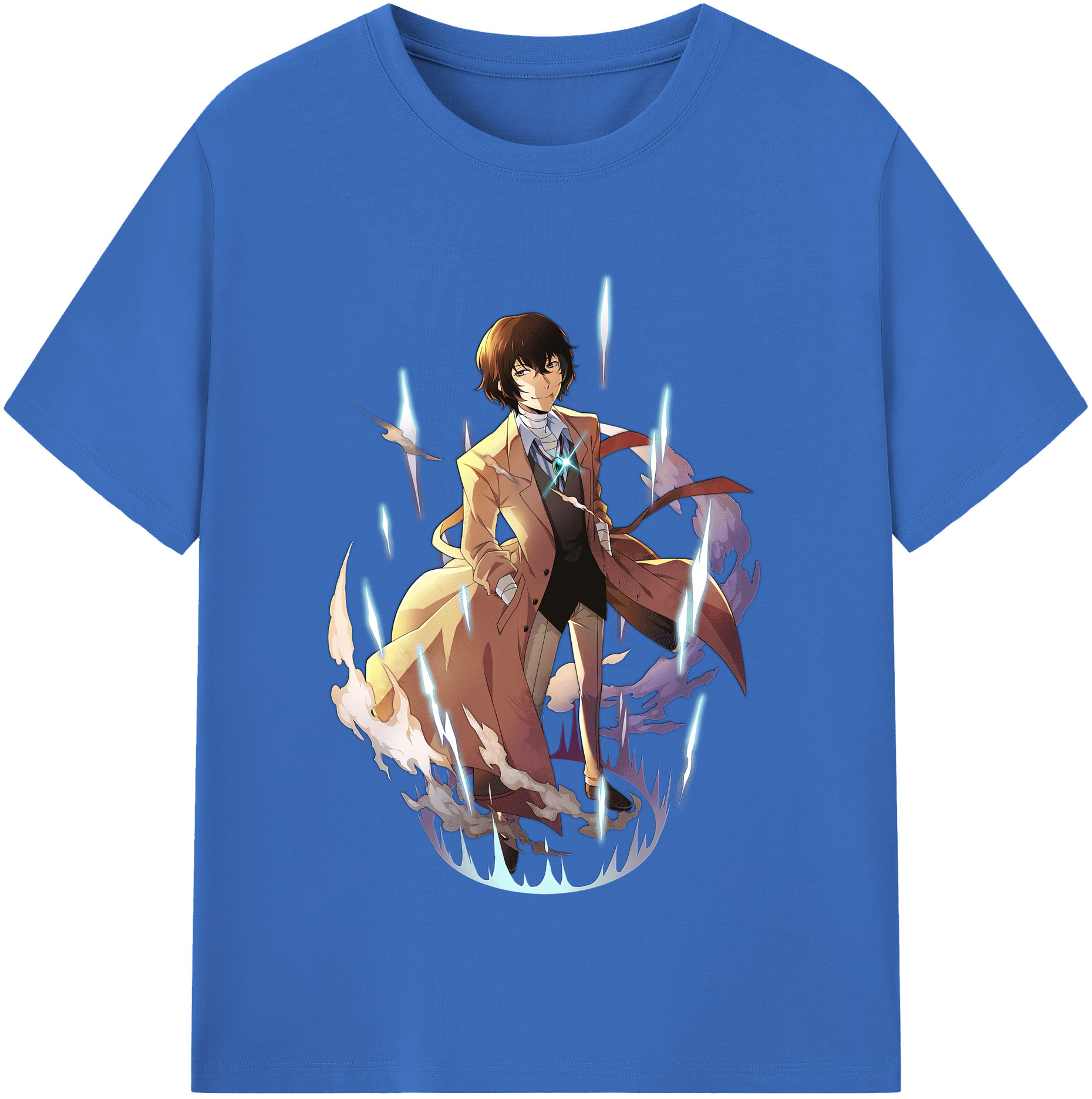 （画像用） 文豪ストレイドッグス Bungo Stray Dogs 綿100％半袖Tシャツ（フロントプリント）