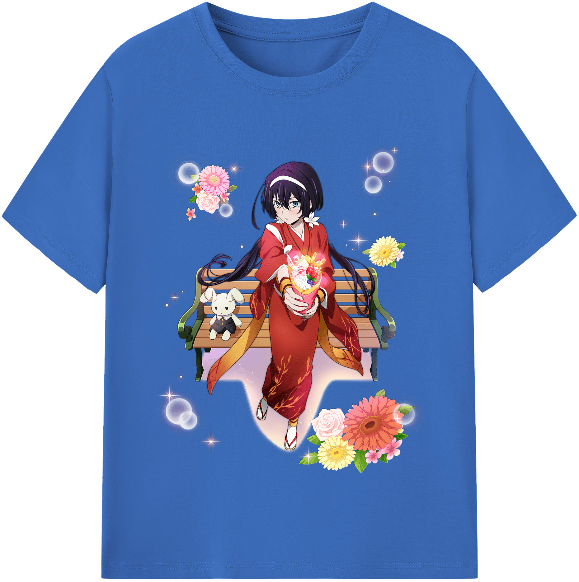 （画像用） 文豪ストレイドッグス Bungo Stray Dogs 綿100％半袖Tシャツ（フロントプリント）