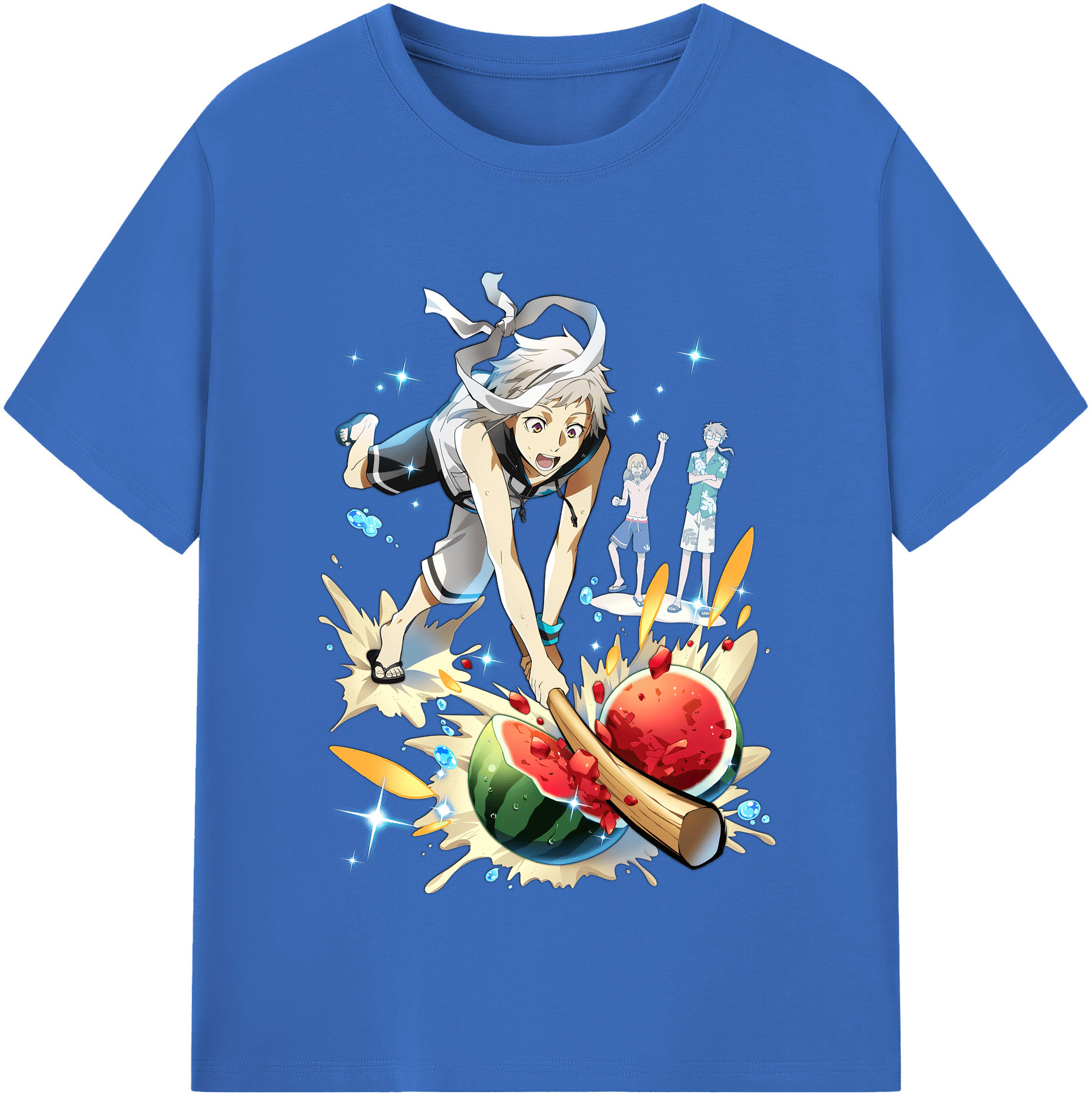 （画像用） 文豪ストレイドッグス Bungo Stray Dogs 綿100％半袖Tシャツ（フロントプリント）