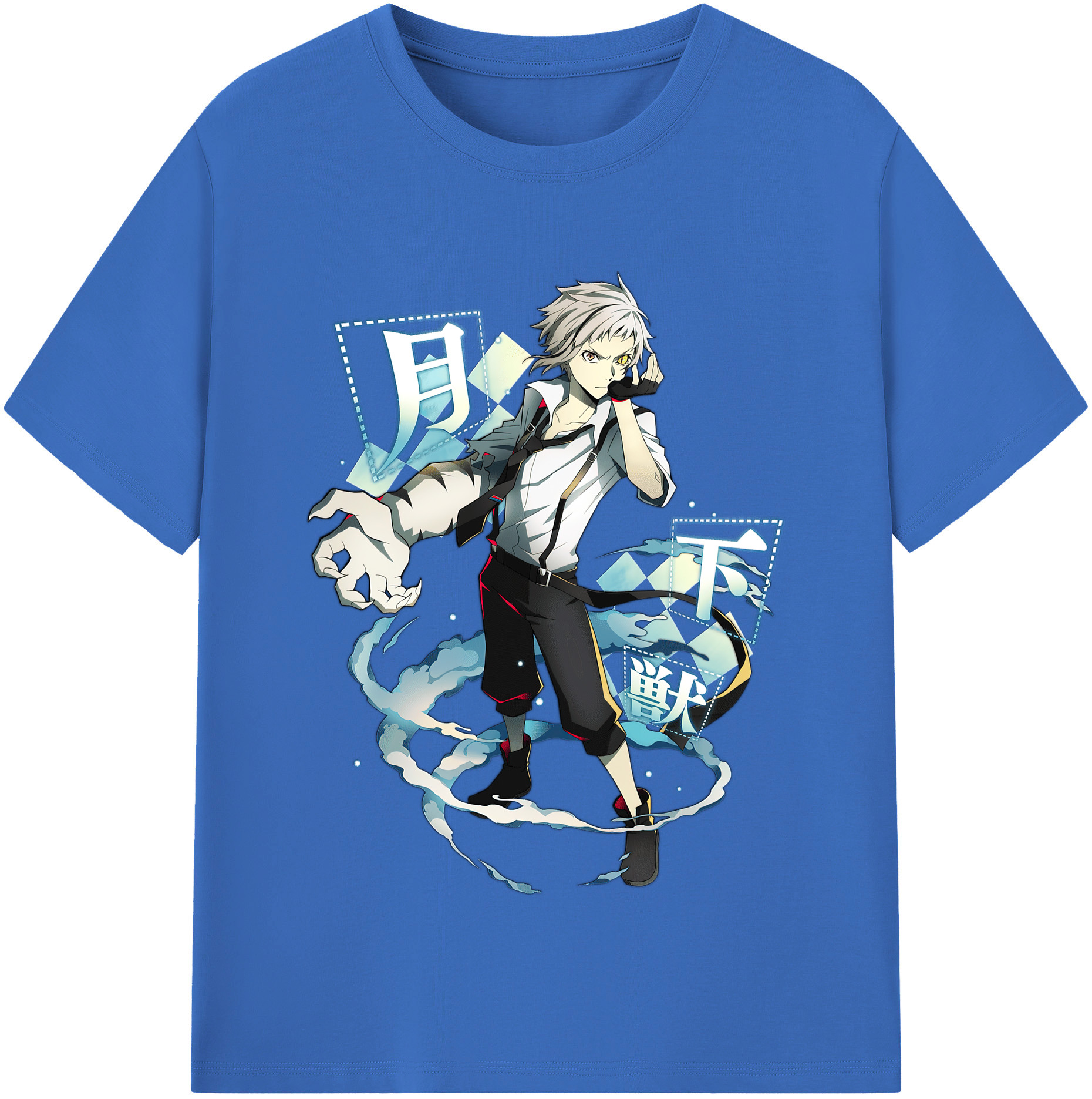 （画像用） 文豪ストレイドッグス Bungo Stray Dogs 綿100％半袖Tシャツ（フロントプリント）