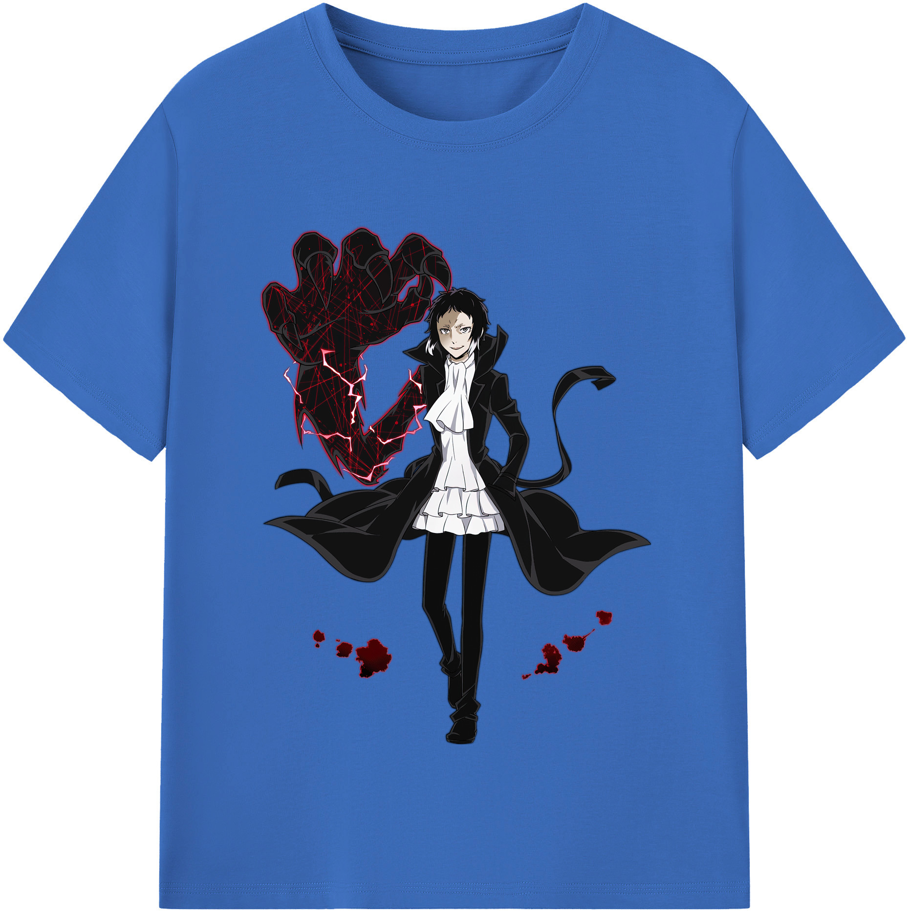 （画像用） 文豪ストレイドッグス Bungo Stray Dogs 綿100％半袖Tシャツ（フロントプリント）