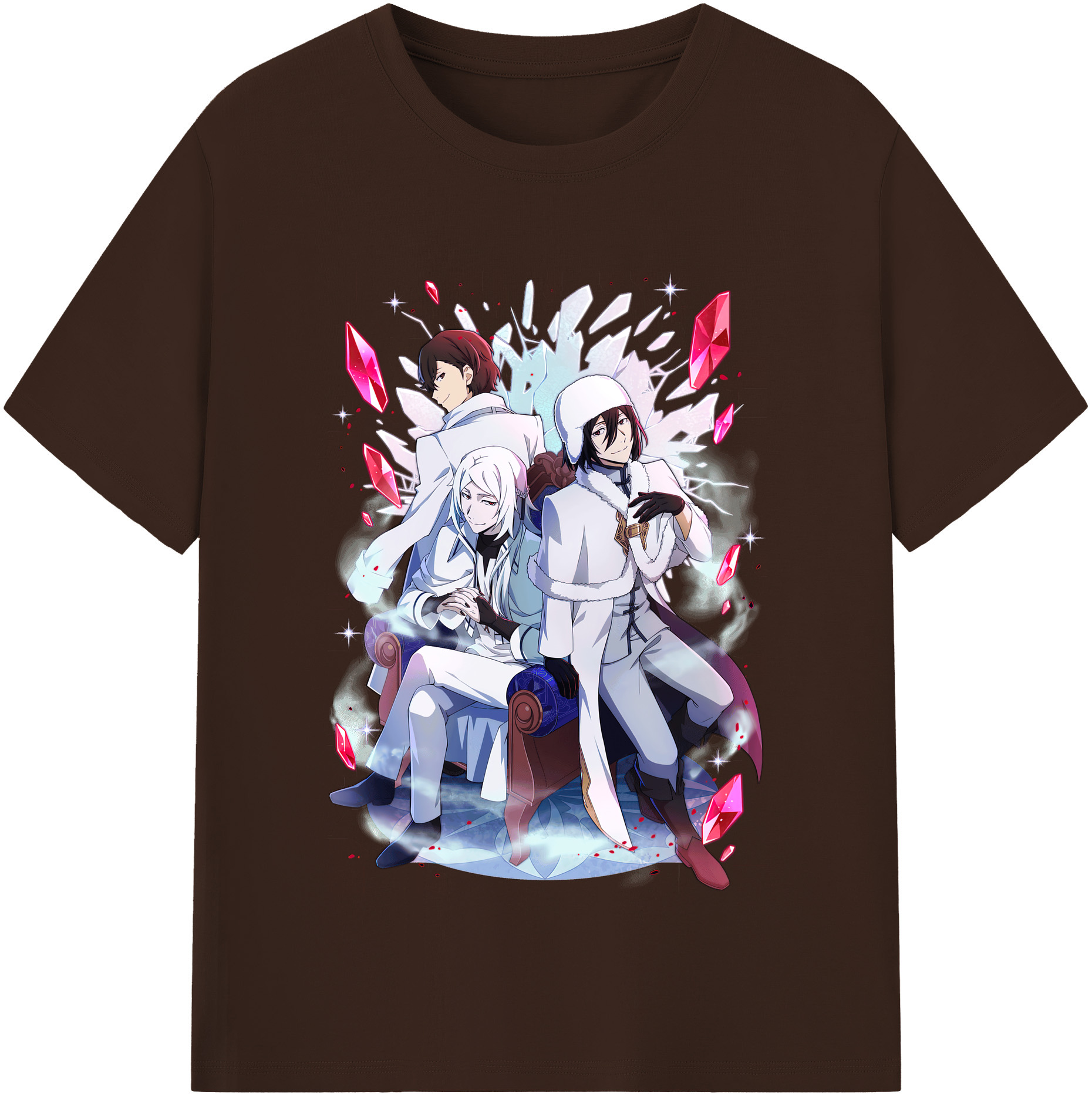 （画像用） 文豪ストレイドッグス Bungo Stray Dogs 綿100％半袖Tシャツ（フロントプリント）