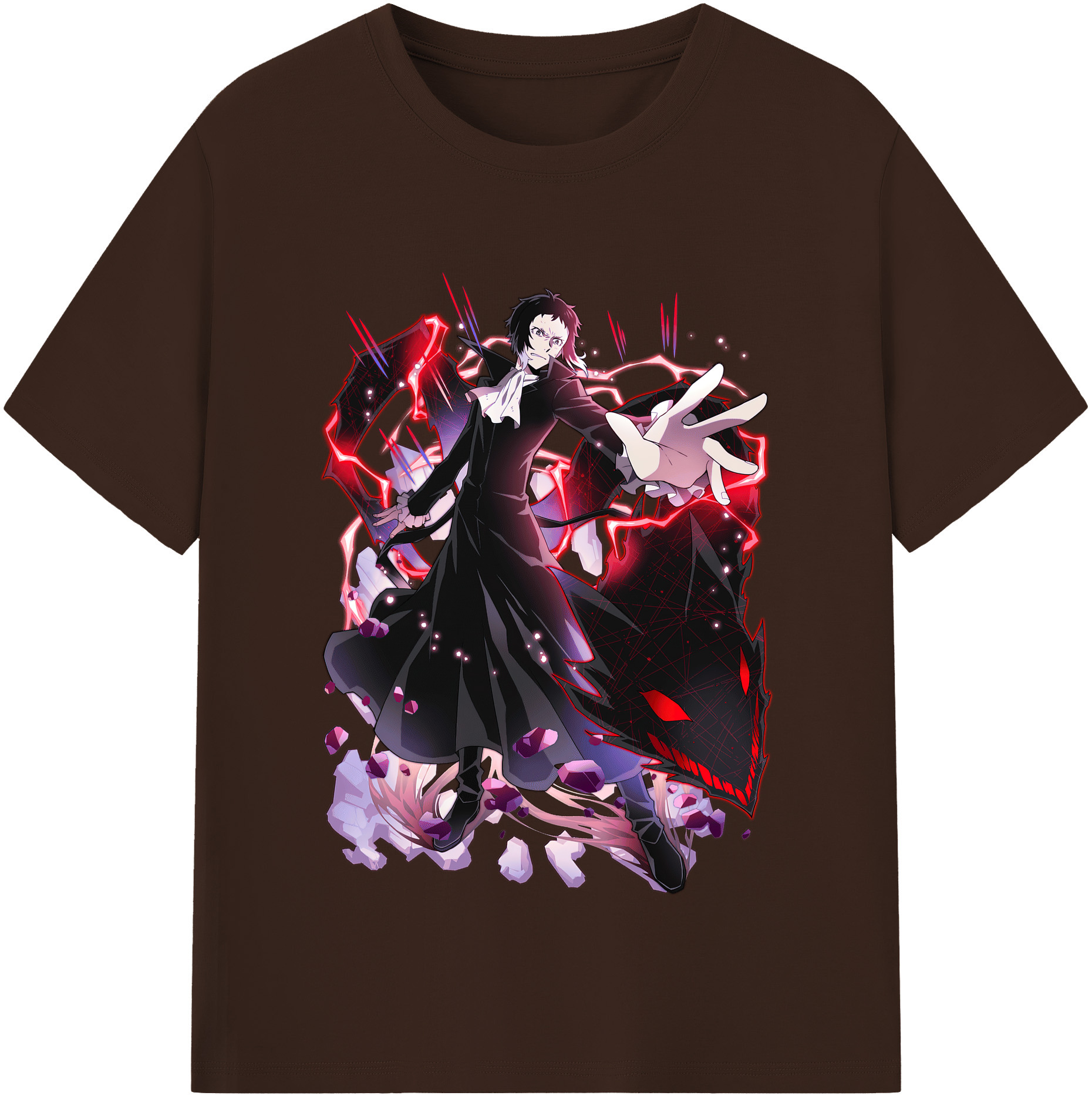 （画像用） 文豪ストレイドッグス Bungo Stray Dogs 綿100％半袖Tシャツ（フロントプリント）