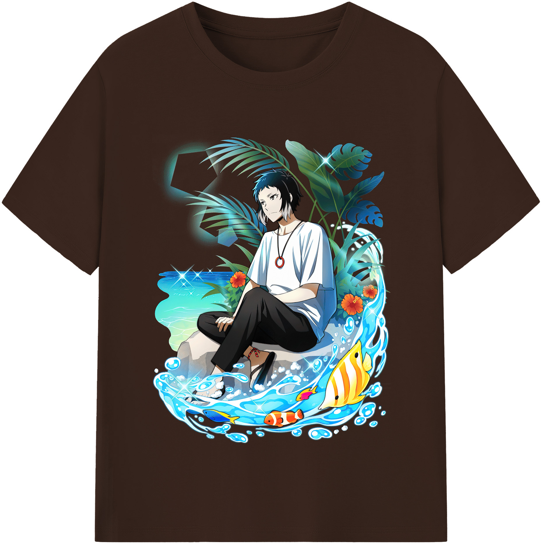 （画像用） 文豪ストレイドッグス Bungo Stray Dogs 綿100％半袖Tシャツ（フロントプリント）