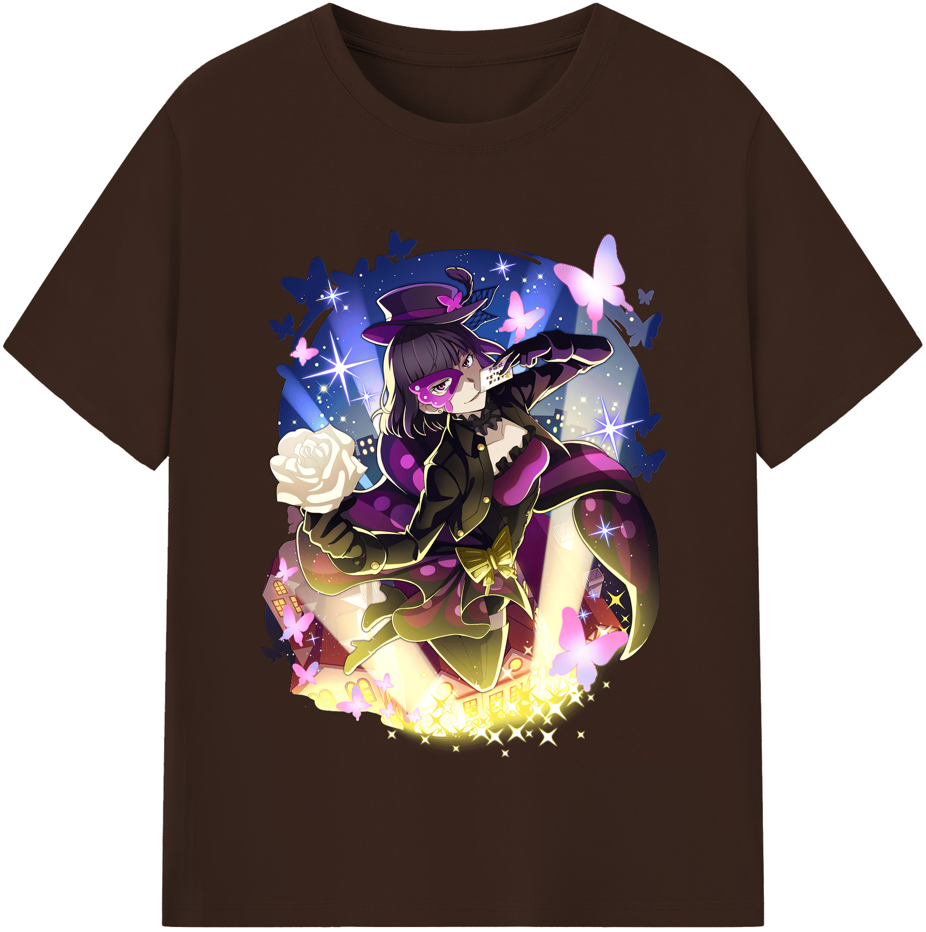 （画像用） 文豪ストレイドッグス Bungo Stray Dogs 綿100％半袖Tシャツ（フロントプリント）