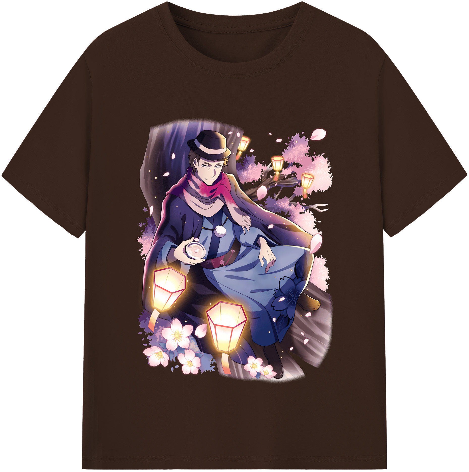 （画像用） 文豪ストレイドッグス Bungo Stray Dogs 綿100％半袖Tシャツ（フロントプリント）