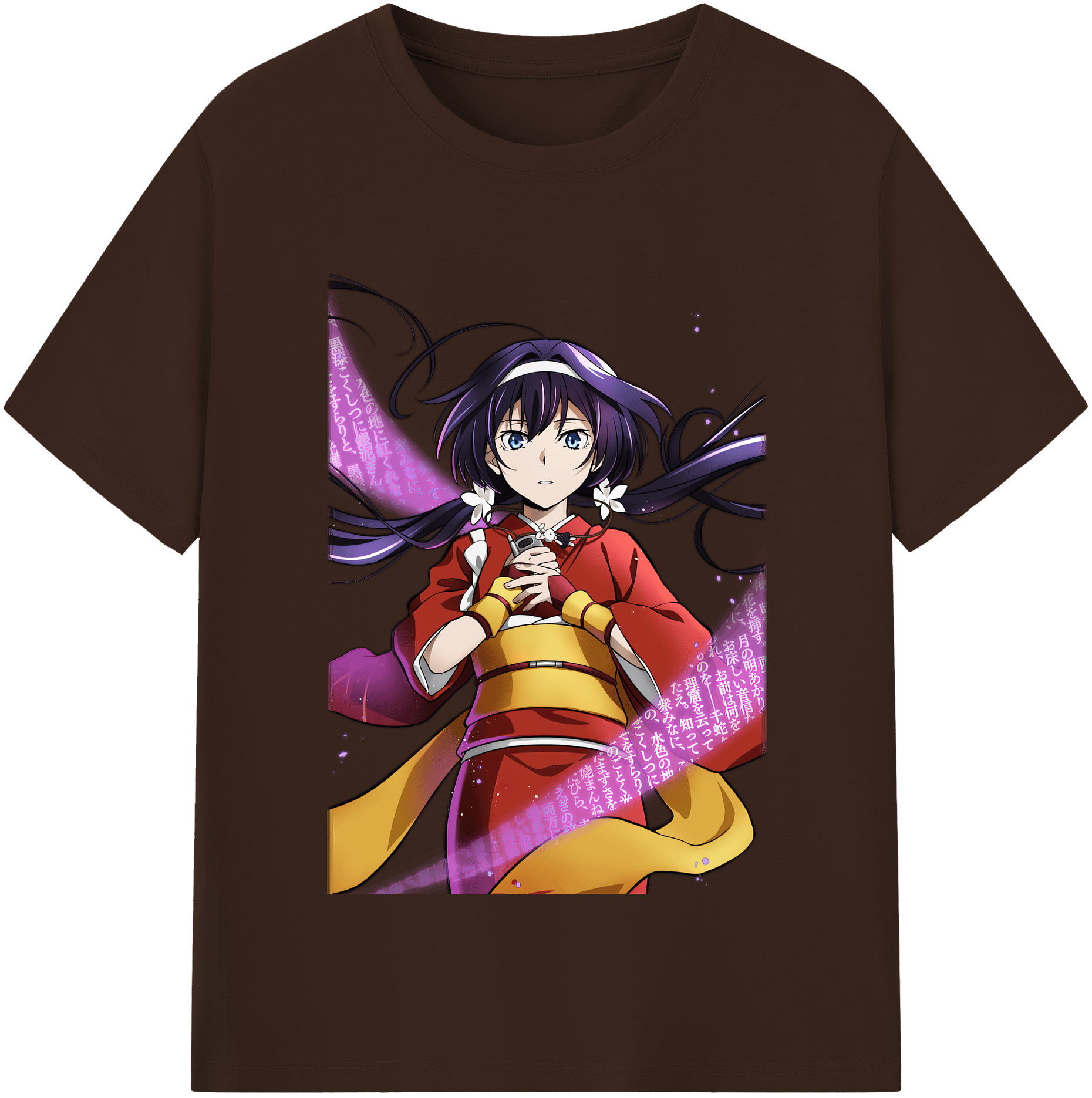 （画像用） 文豪ストレイドッグス Bungo Stray Dogs 綿100％半袖Tシャツ（フロントプリント）