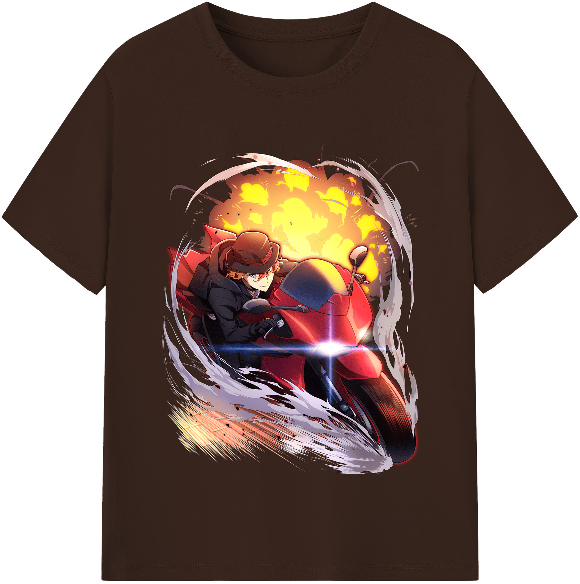 （画像用） 文豪ストレイドッグス Bungo Stray Dogs 綿100％半袖Tシャツ（フロントプリント）