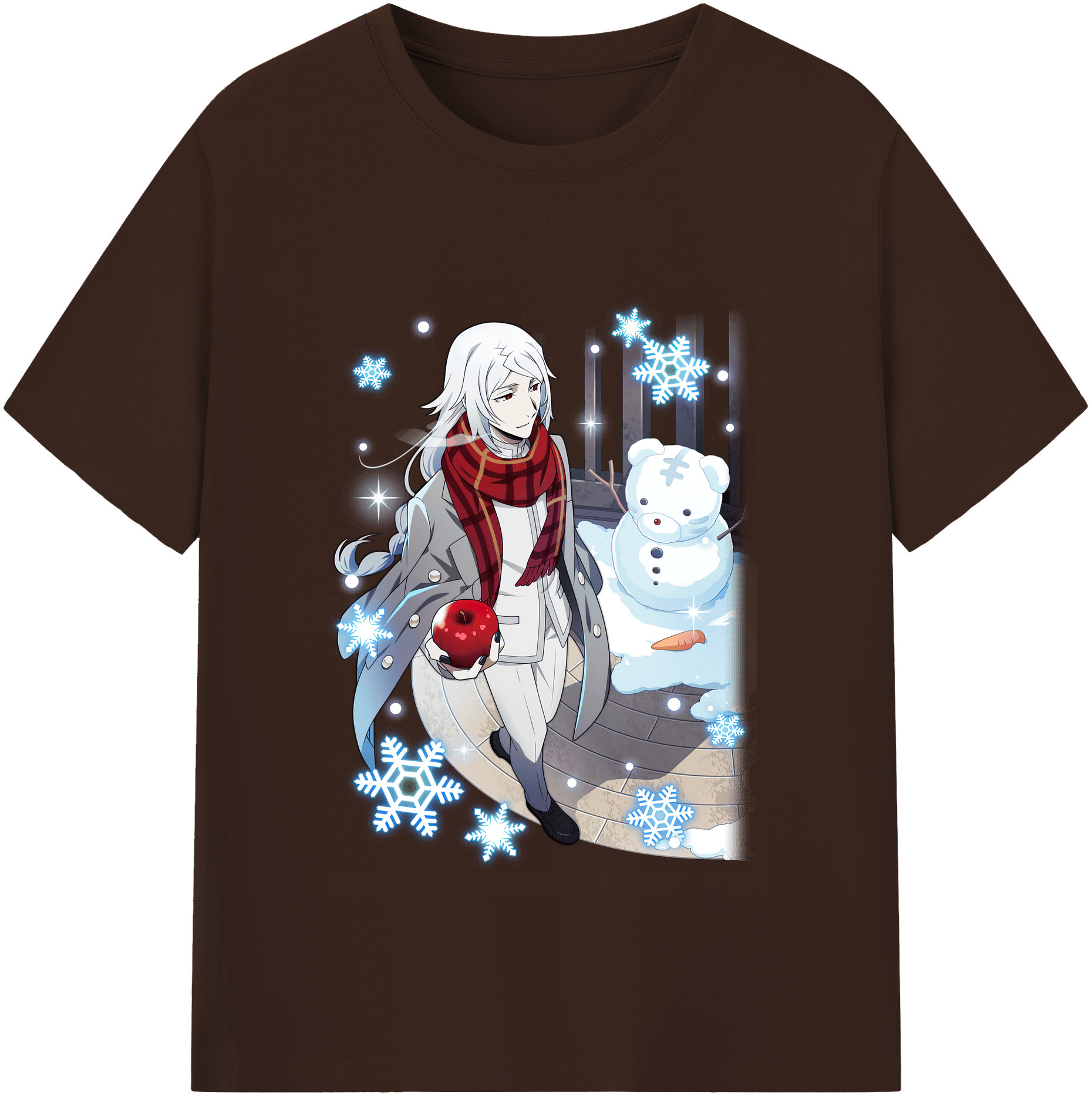 （画像用） 文豪ストレイドッグス Bungo Stray Dogs 綿100％半袖Tシャツ（フロントプリント）