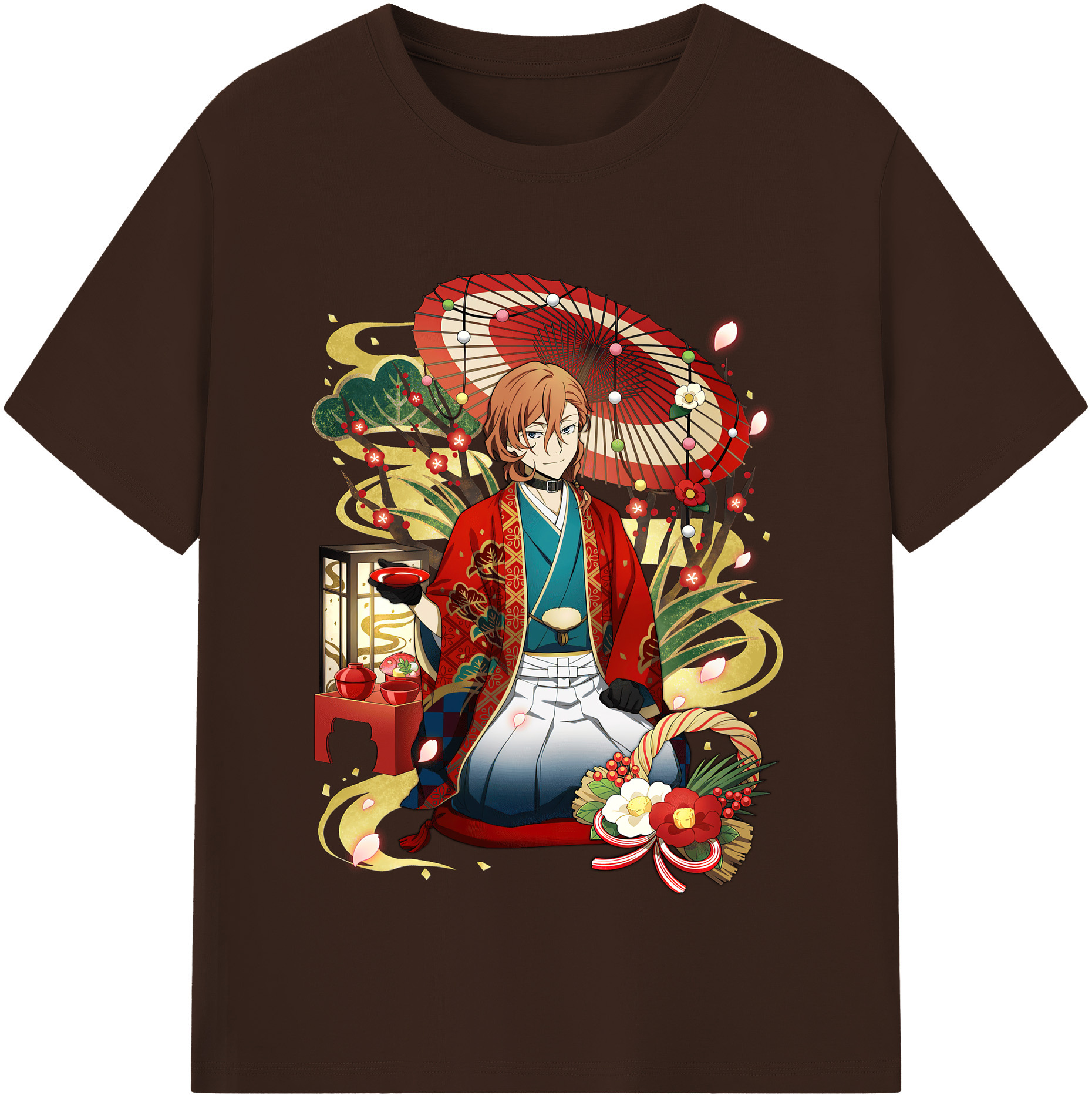 （画像用） 文豪ストレイドッグス Bungo Stray Dogs 綿100％半袖Tシャツ（フロントプリント）