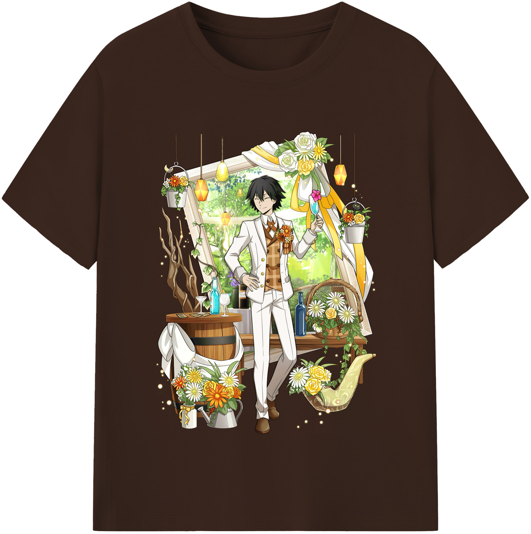 （画像用） 文豪ストレイドッグス Bungo Stray Dogs 綿100％半袖Tシャツ（フロントプリント）