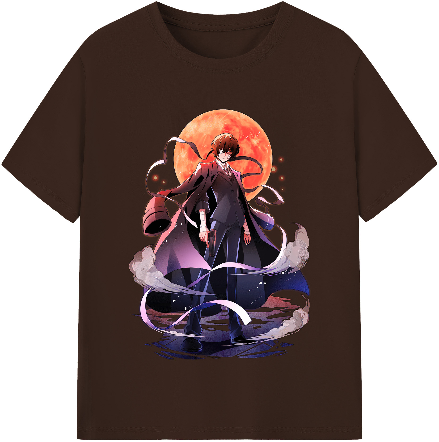 （画像用） 文豪ストレイドッグス Bungo Stray Dogs 綿100％半袖Tシャツ（フロントプリント）