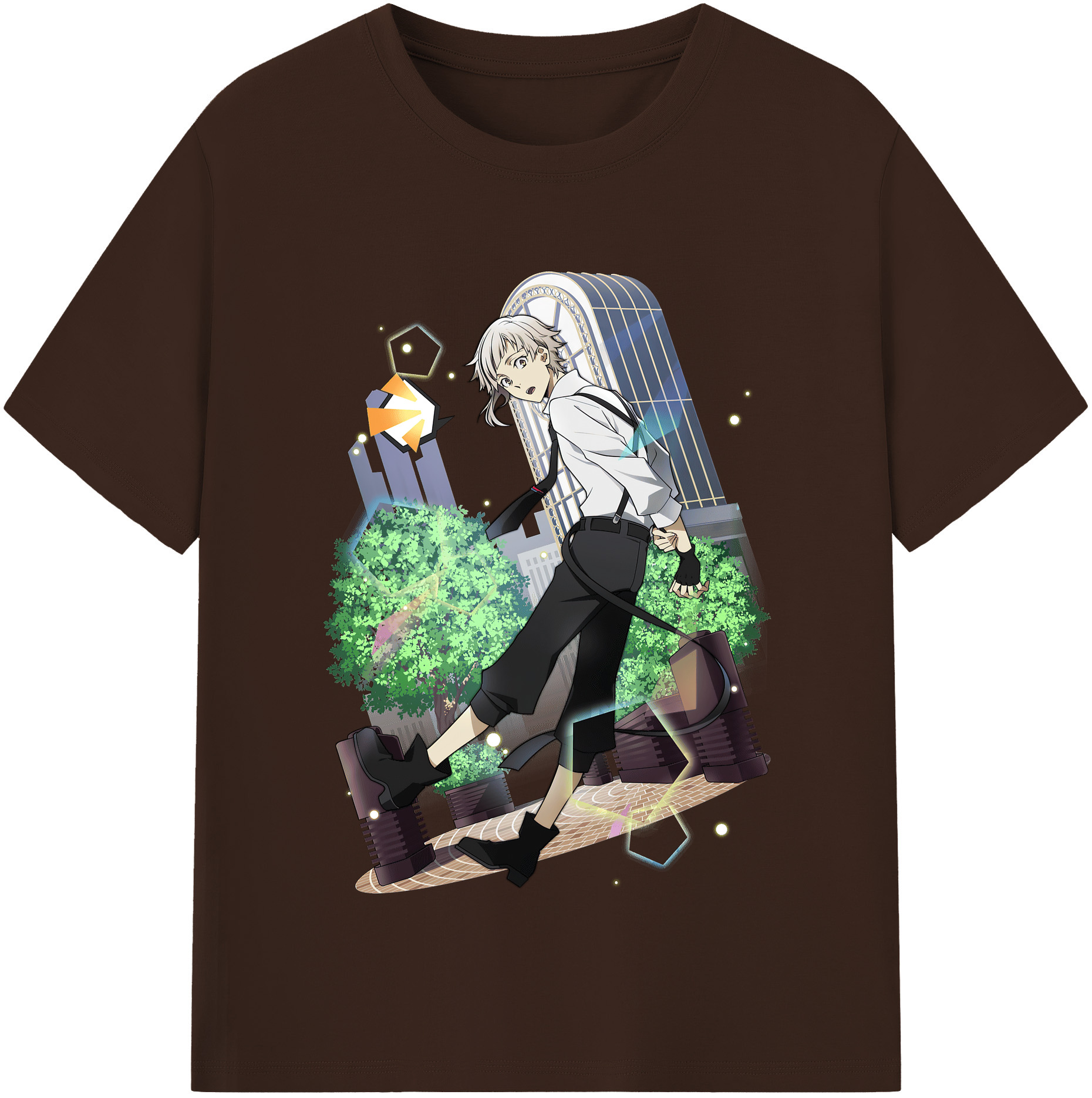 （画像用） 文豪ストレイドッグス Bungo Stray Dogs 綿100％半袖Tシャツ（フロントプリント）