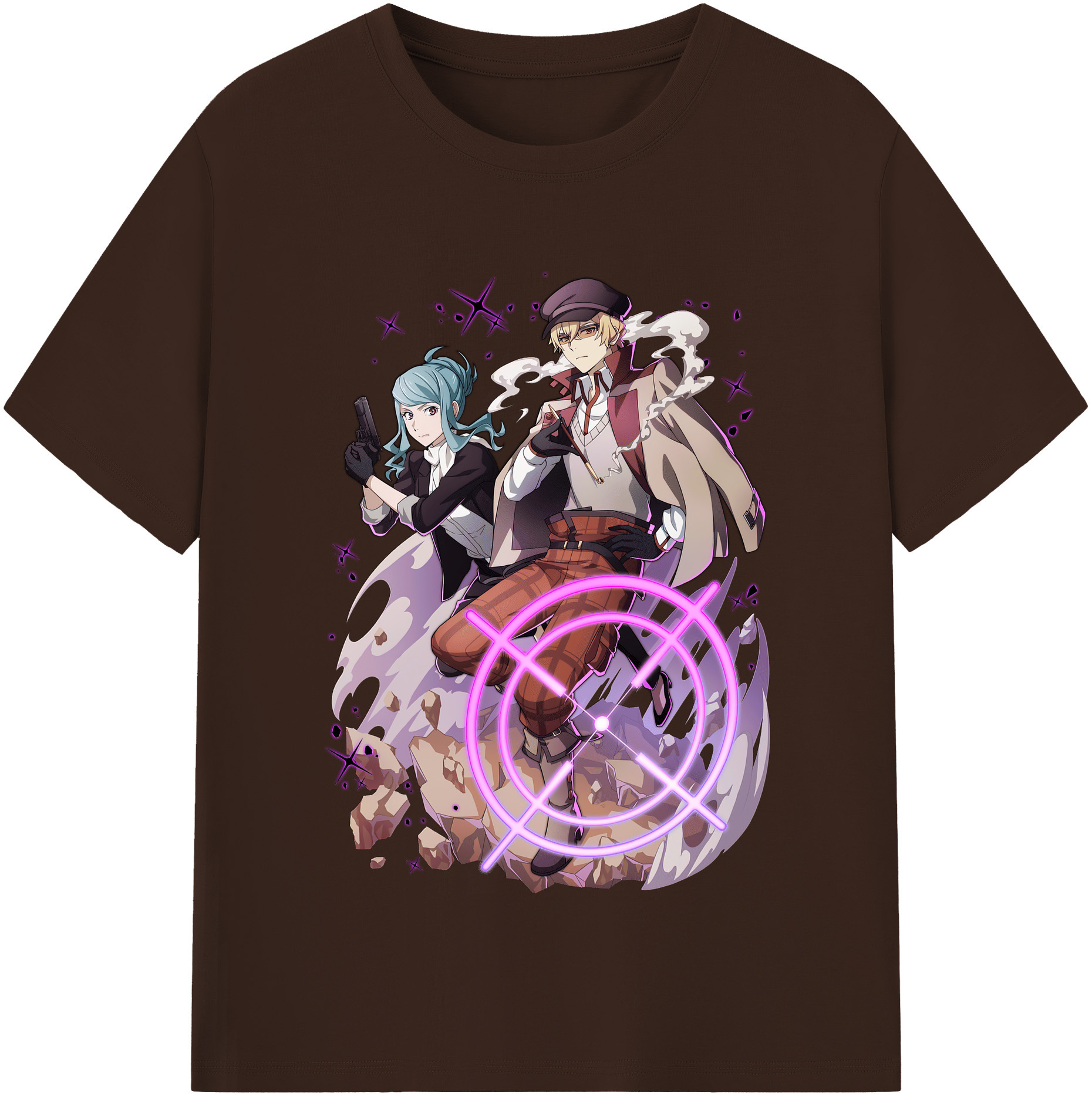 （画像用） 文豪ストレイドッグス Bungo Stray Dogs 綿100％半袖Tシャツ（フロントプリント）