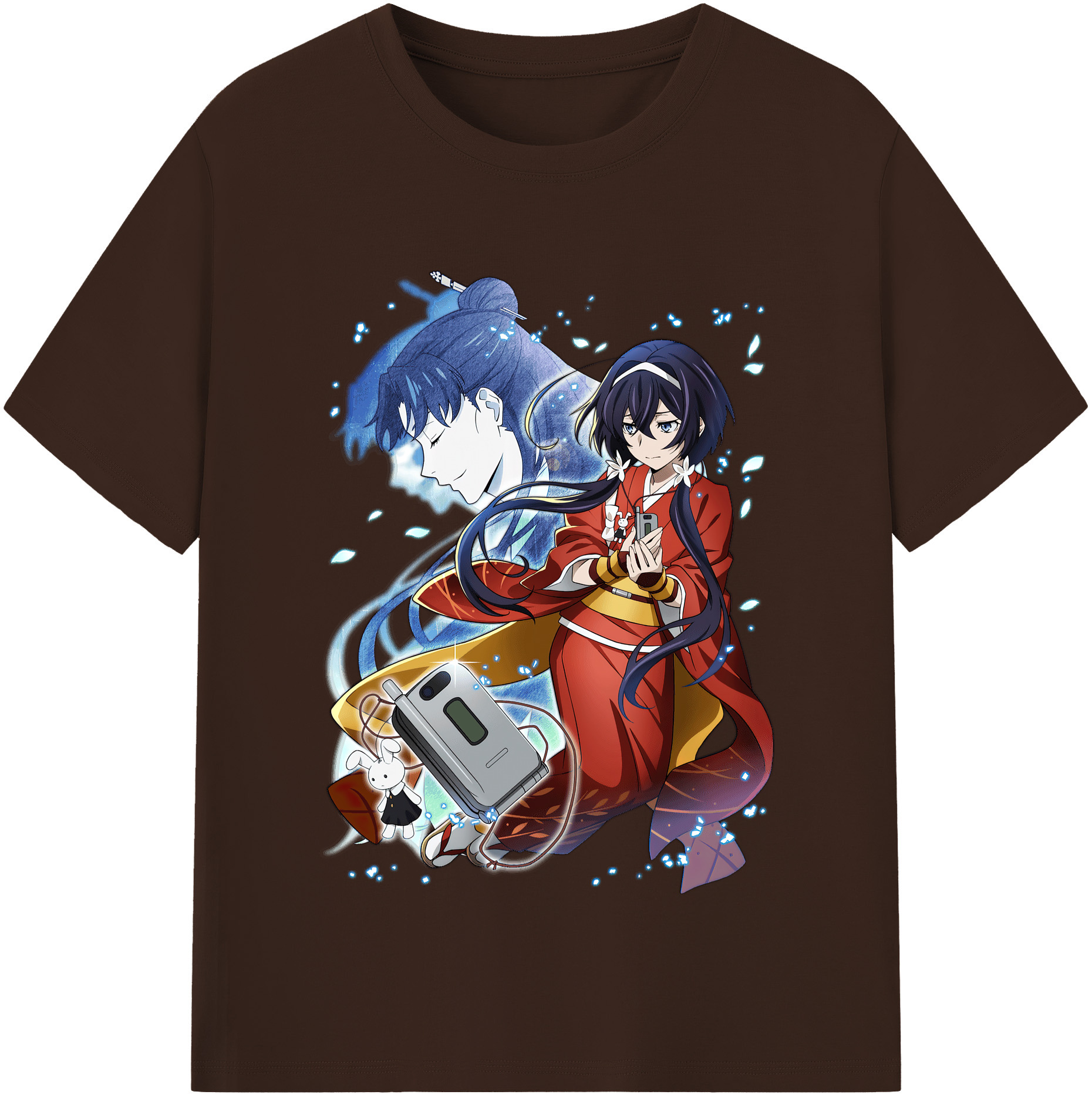（画像用） 文豪ストレイドッグス Bungo Stray Dogs 綿100％半袖Tシャツ（フロントプリント）
