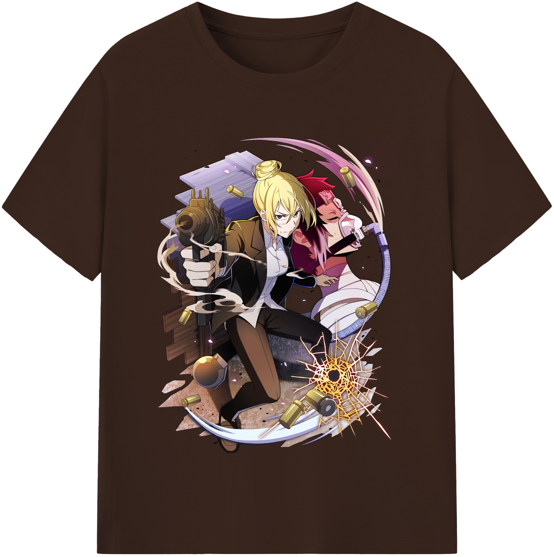（画像用） 文豪ストレイドッグス Bungo Stray Dogs 綿100％半袖Tシャツ（フロントプリント）