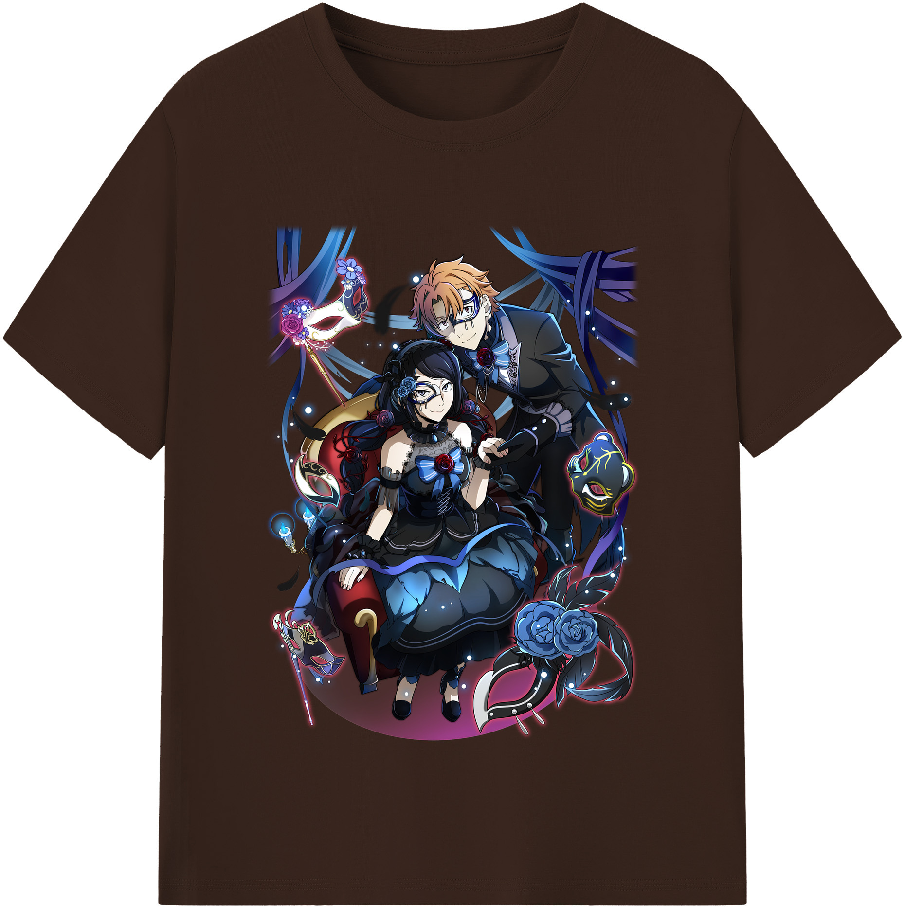 （画像用） 文豪ストレイドッグス Bungo Stray Dogs 綿100％半袖Tシャツ（フロントプリント）