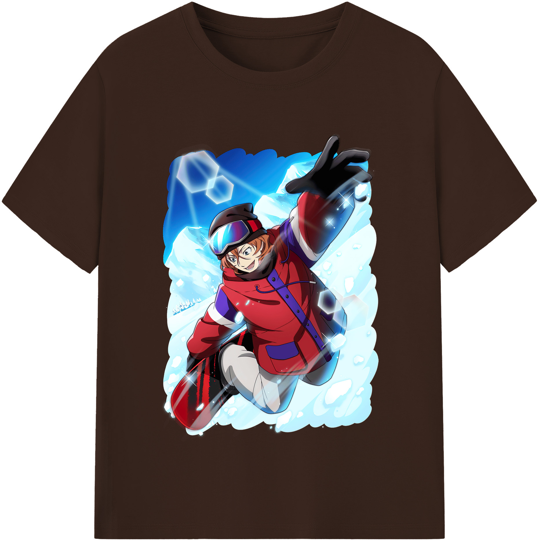 （画像用） 文豪ストレイドッグス Bungo Stray Dogs 綿100％半袖Tシャツ（フロントプリント）