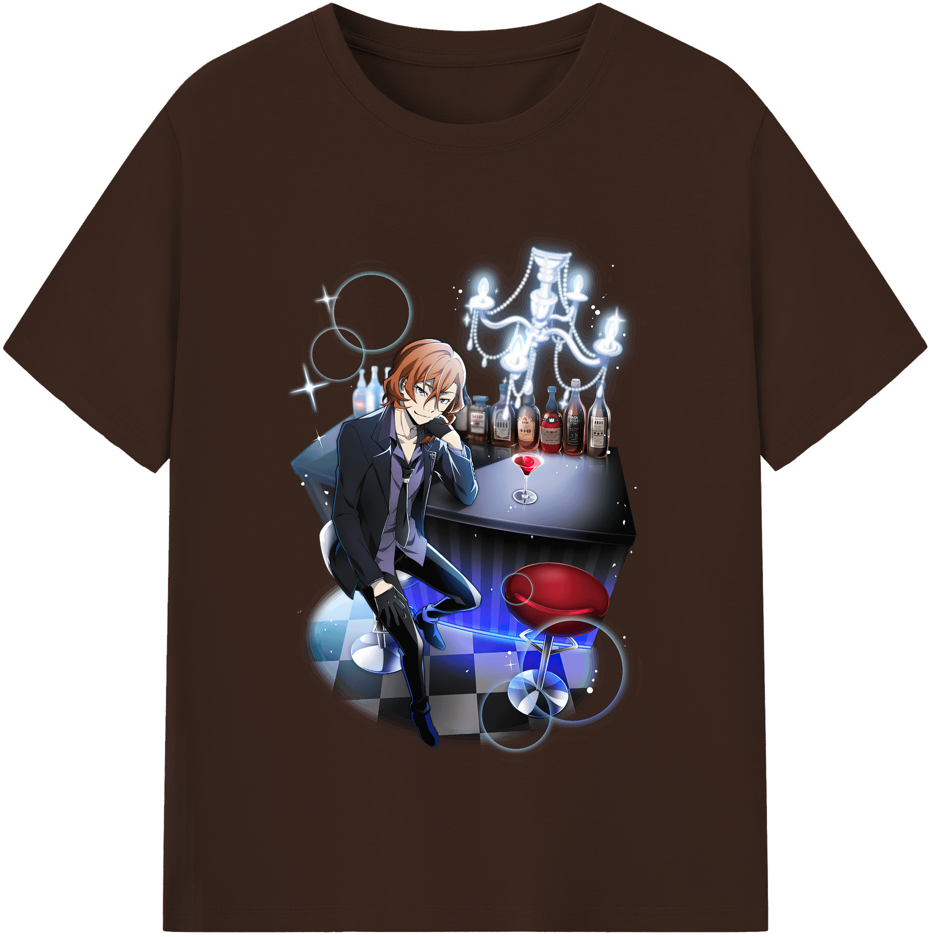 （画像用） 文豪ストレイドッグス Bungo Stray Dogs 綿100％半袖Tシャツ（フロントプリント）
