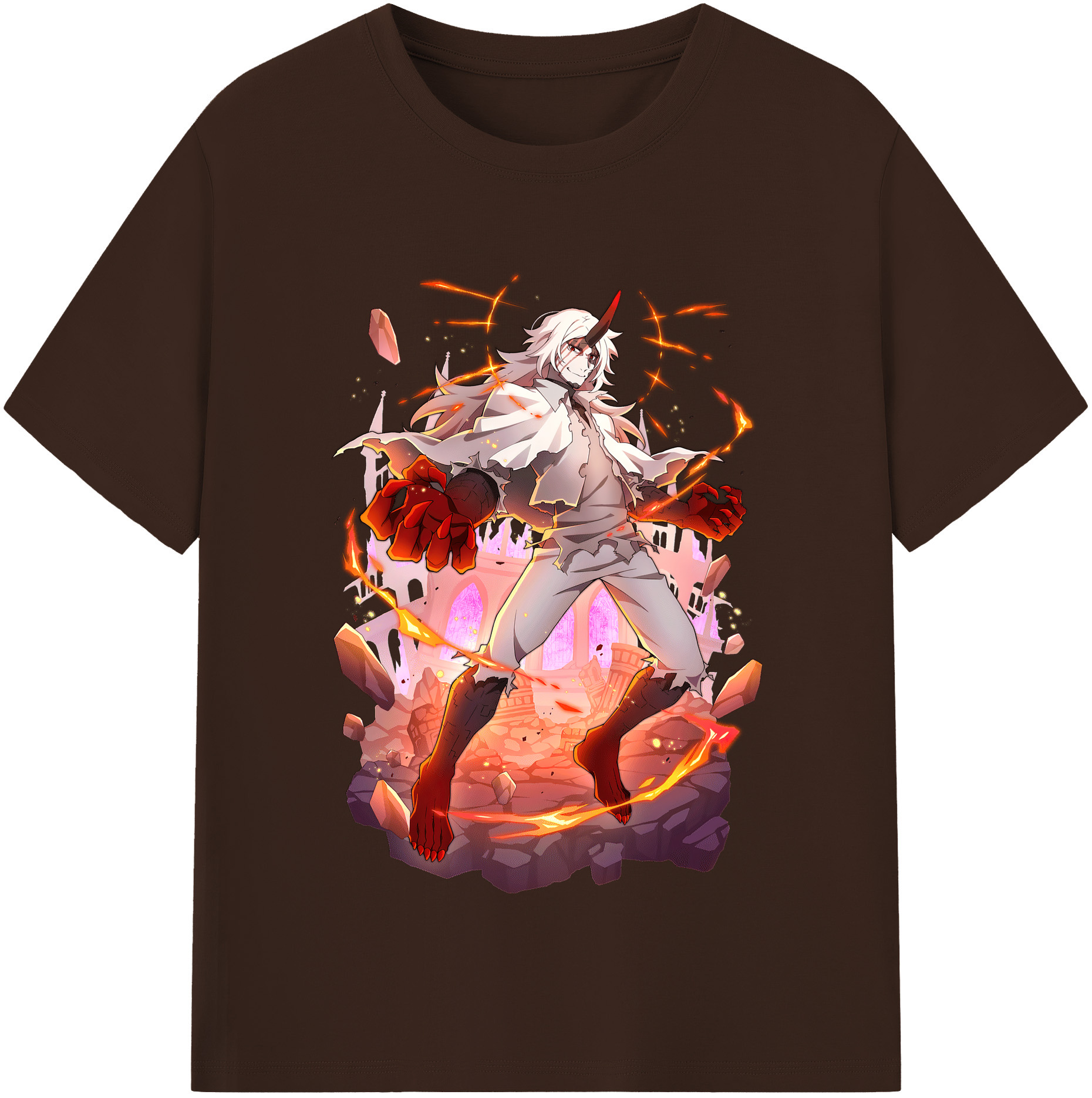 （画像用） 文豪ストレイドッグス Bungo Stray Dogs 綿100％半袖Tシャツ（フロントプリント）