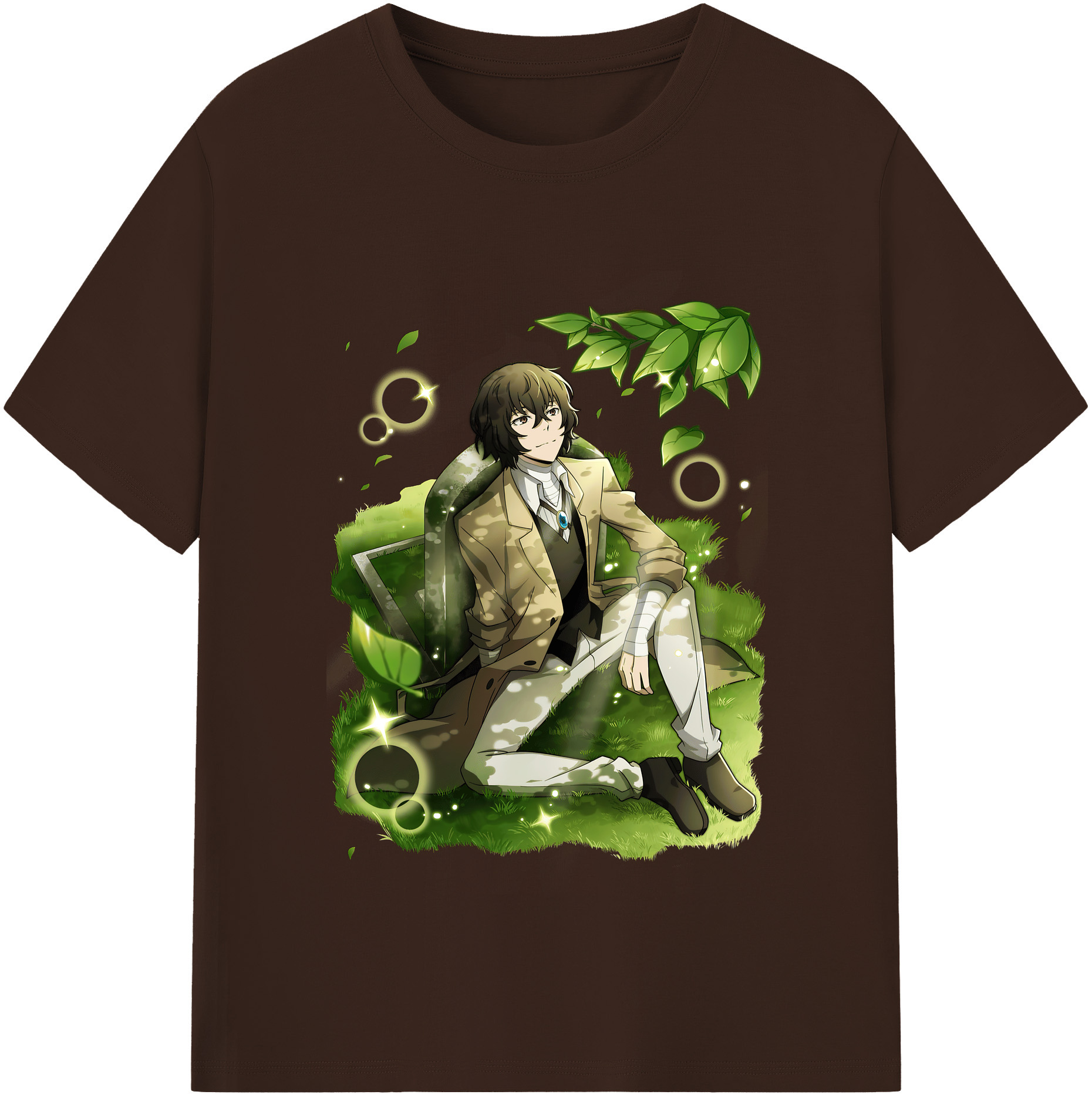 （画像用） 文豪ストレイドッグス Bungo Stray Dogs 綿100％半袖Tシャツ（フロントプリント）