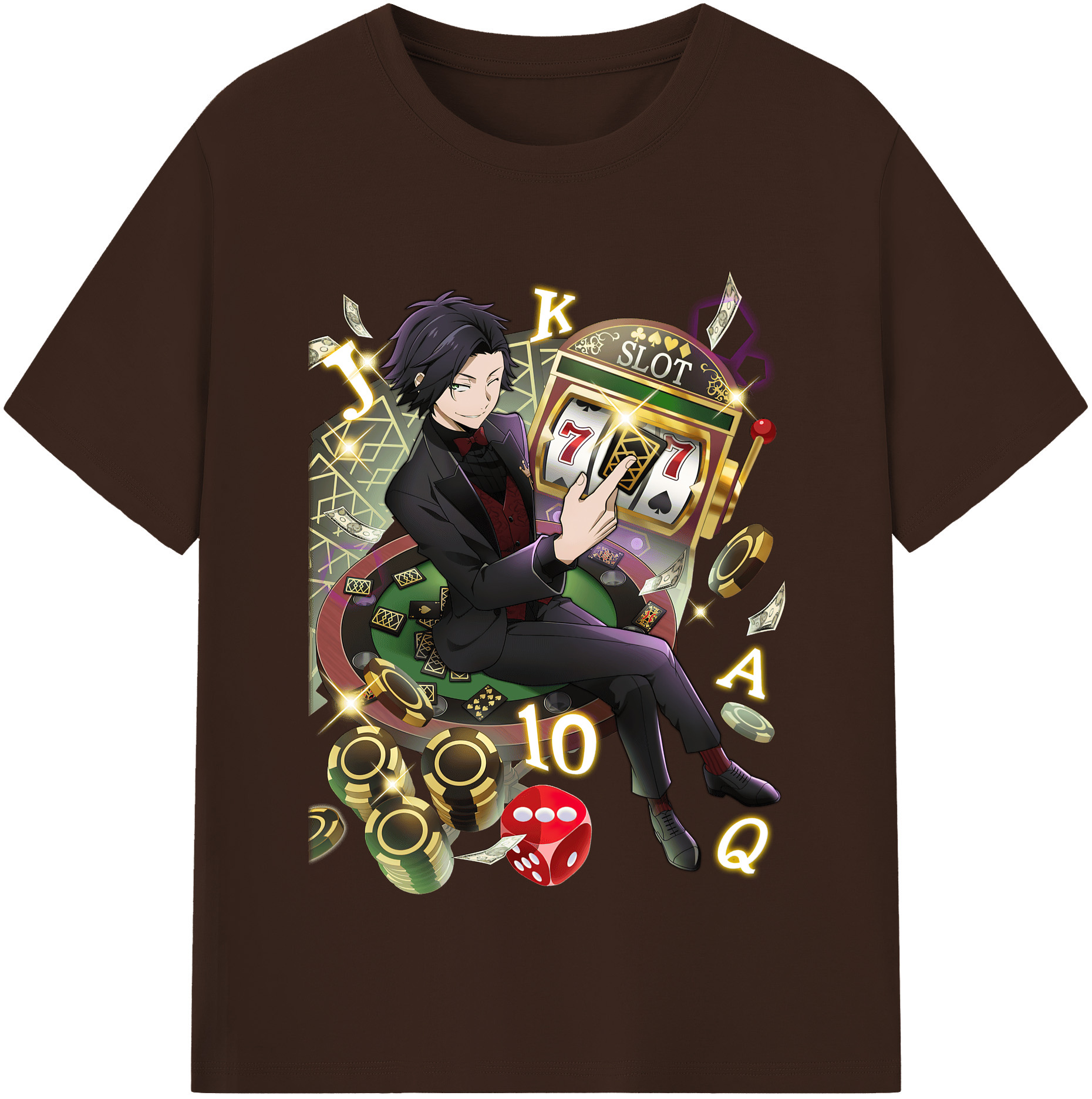 （画像用） 文豪ストレイドッグス Bungo Stray Dogs 綿100％半袖Tシャツ（フロントプリント）