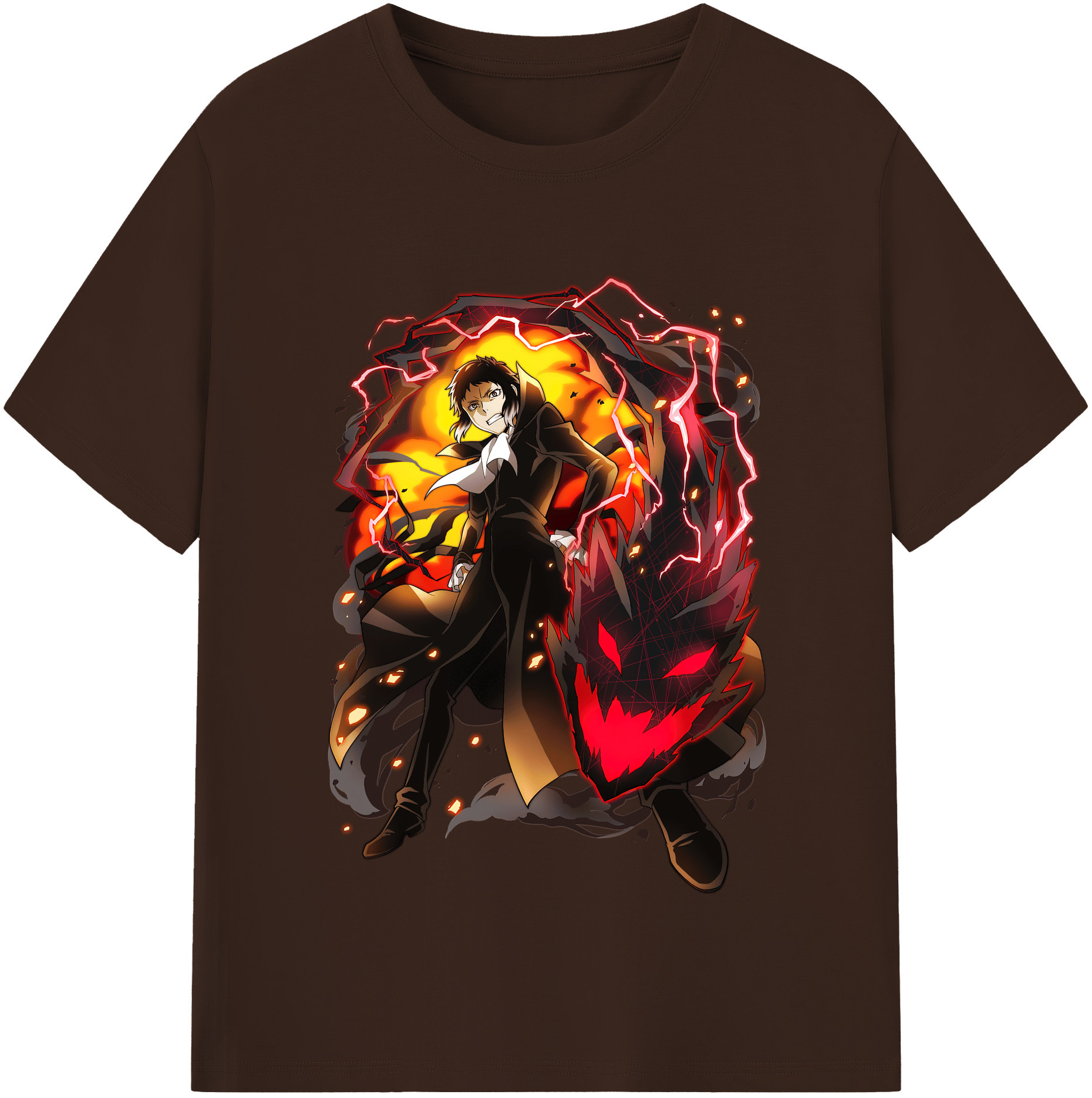 （画像用） 文豪ストレイドッグス Bungo Stray Dogs 綿100％半袖Tシャツ（フロントプリント）